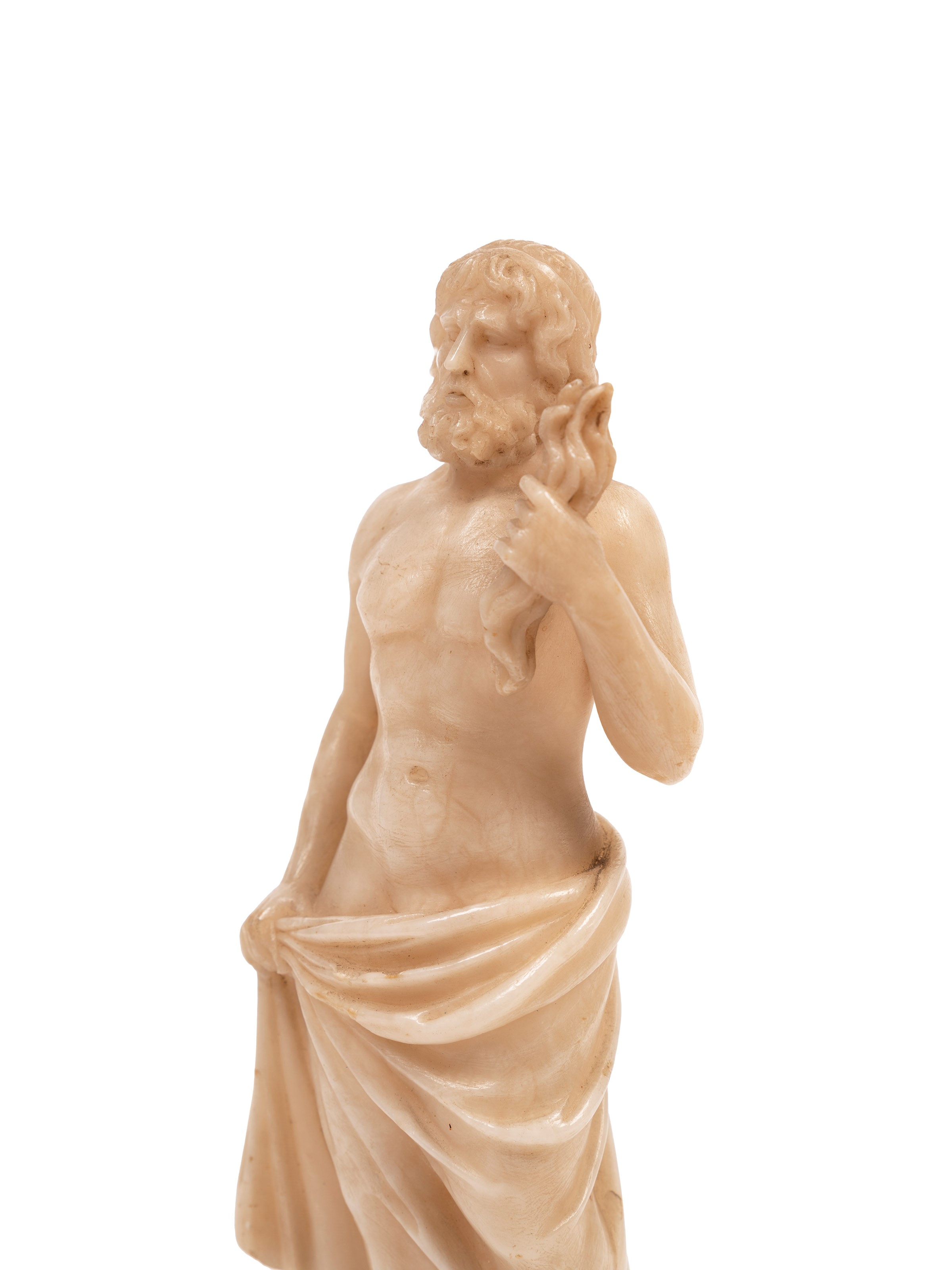 Scultura in alabastro raffigurante Giove, Gran Tour, XVIII secolo