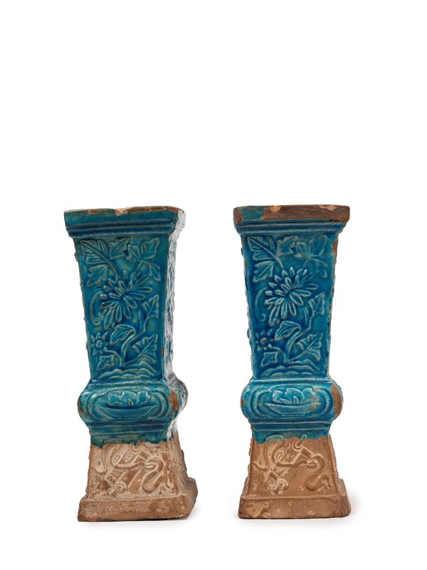A PAIR OF VASES