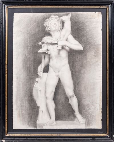 Disegno, carboncino su carta, XVIII/XIX secolo