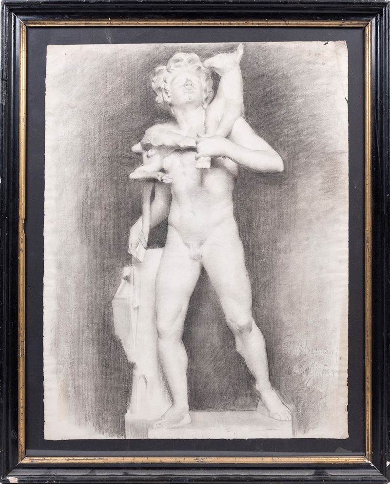 Disegno, carboncino su carta, XVIII/XIX secolo
