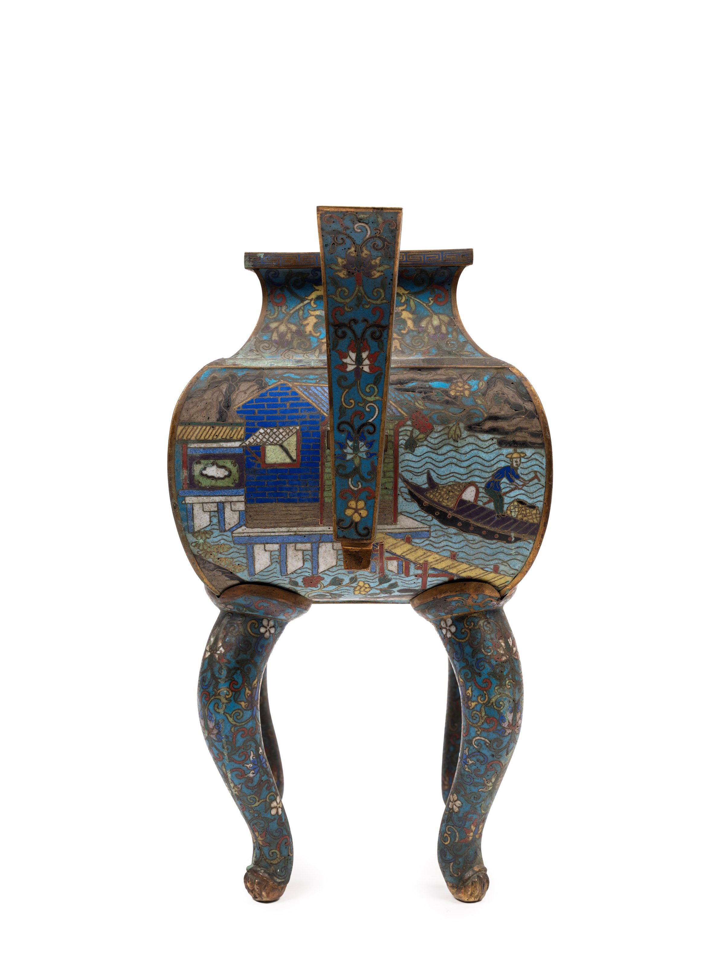 INCENSIERE IN CLOISONNÉ