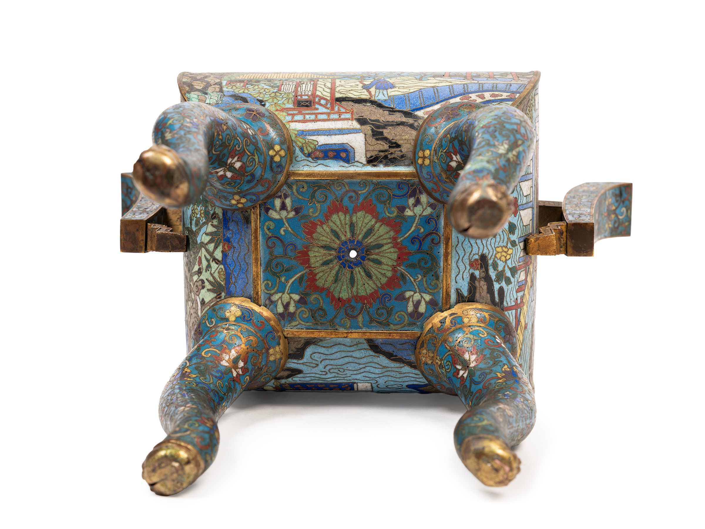 INCENSIERE IN CLOISONNÉ