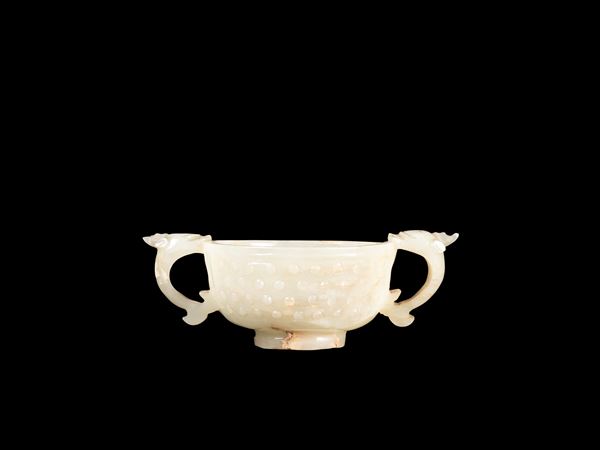 A JADE LIBATION CUP