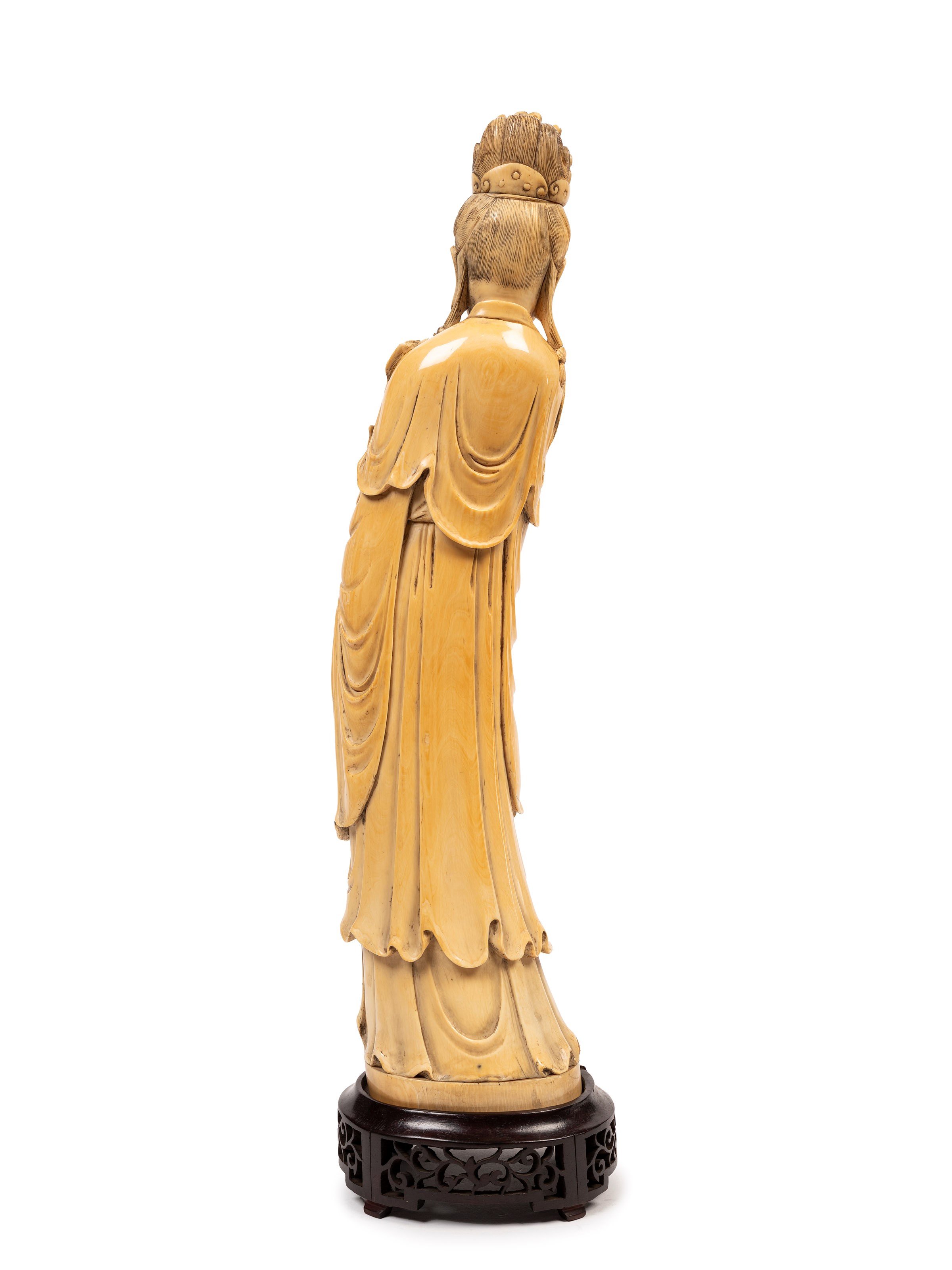 Scultura in avorio, Guanyin della dinastia Qing, XIX secolo