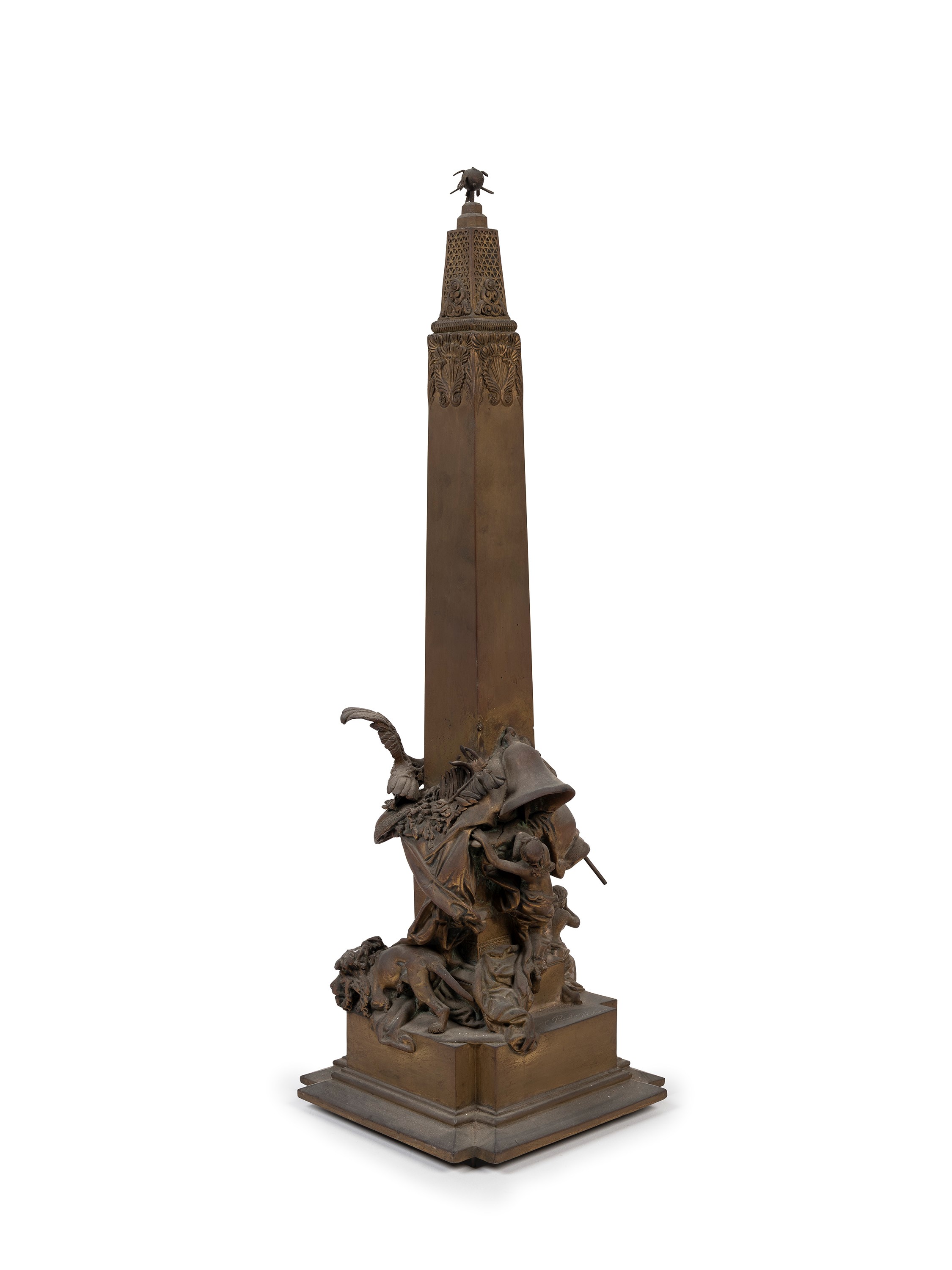 Antonio Pandiani - Monumento alle Cinque Giornate di Milano, scultura in bronzo