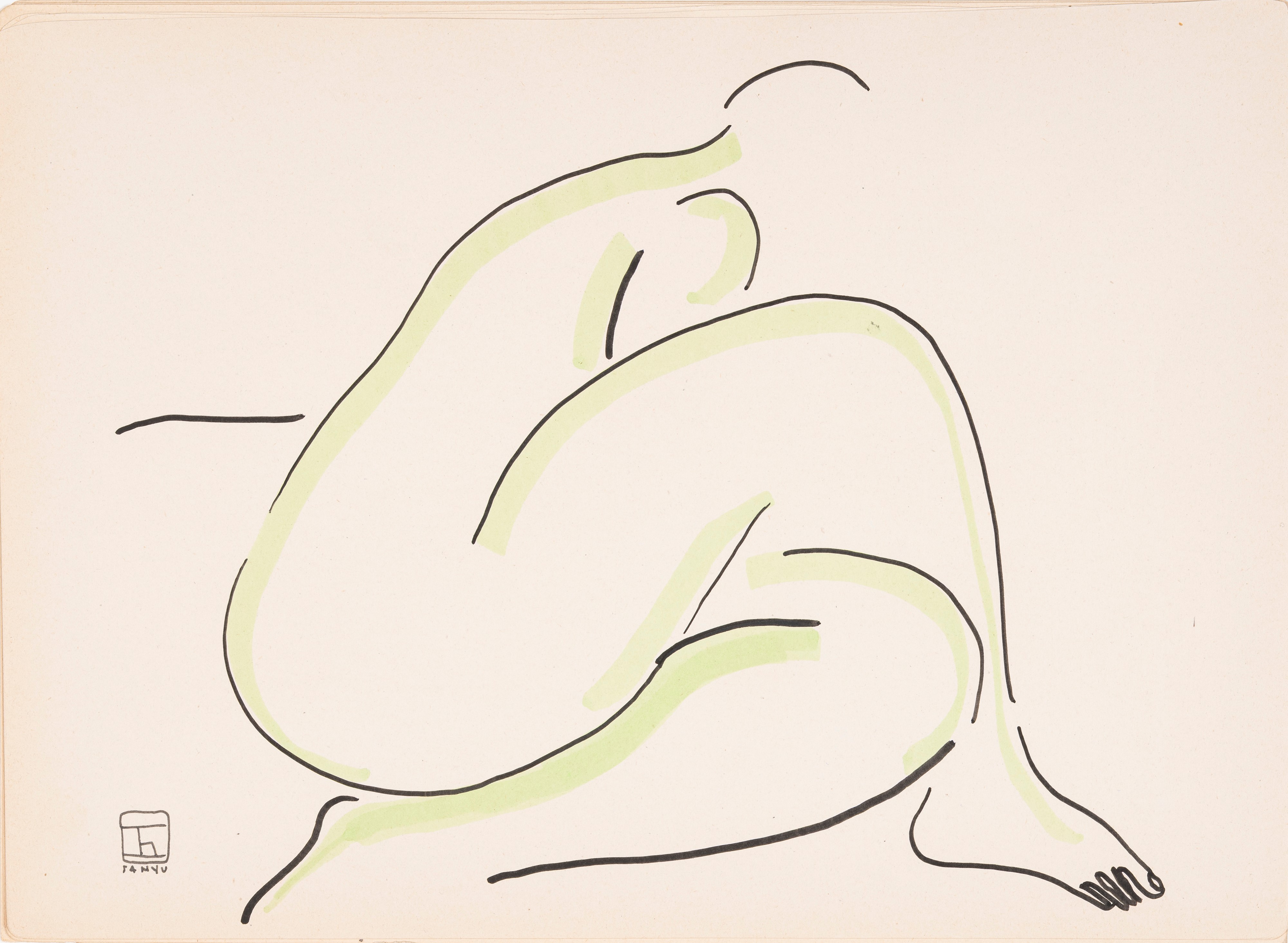Sanyu, Otto incisioni su carta