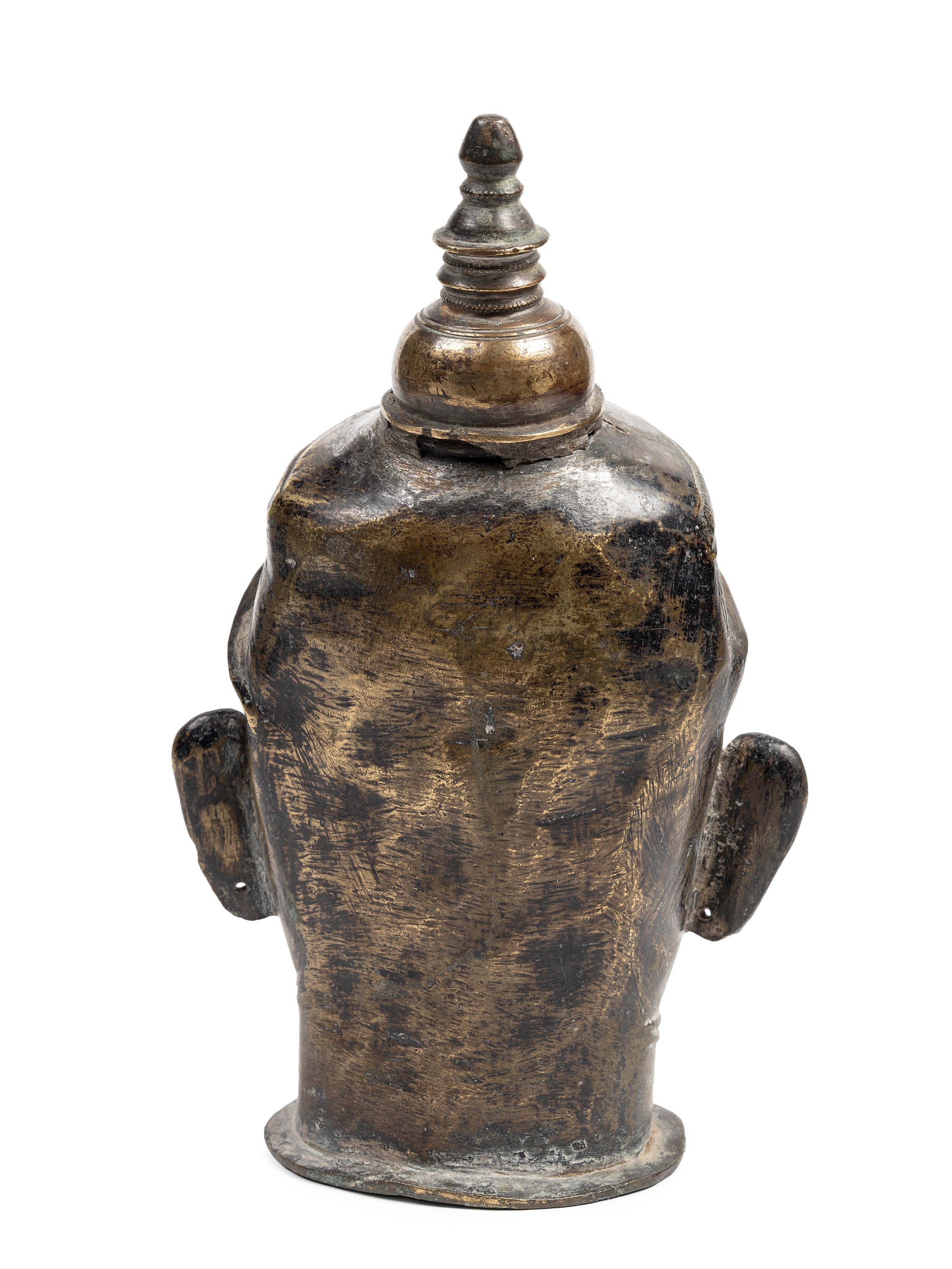 SCULTURA IN BRONZO RAFFIGURANTE MUKHALINGA