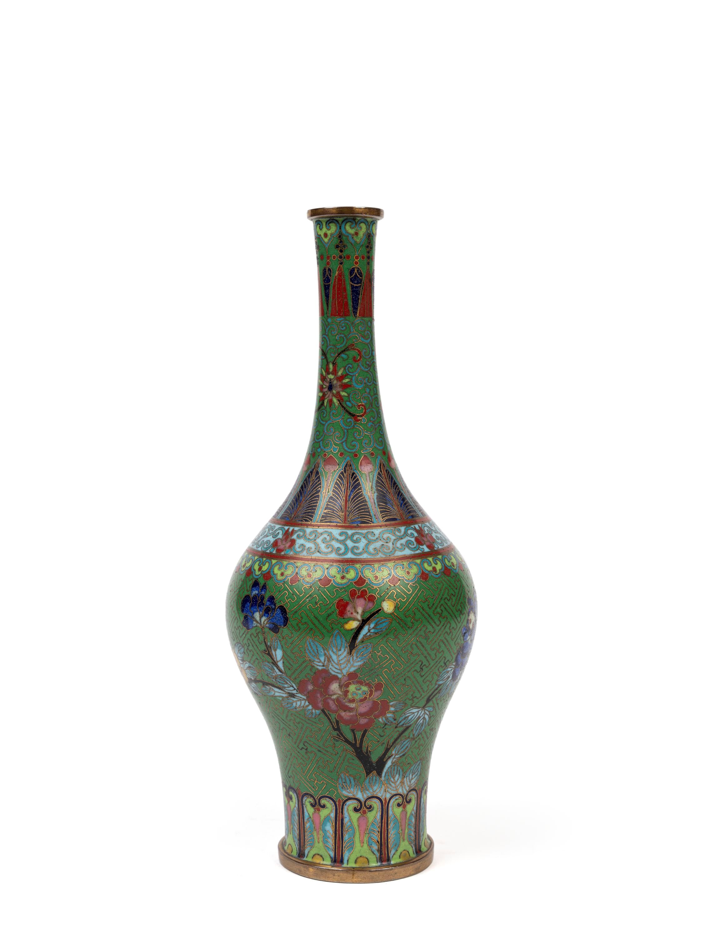 PICCOLO VASO IN SMALTO CLOISONNÈ