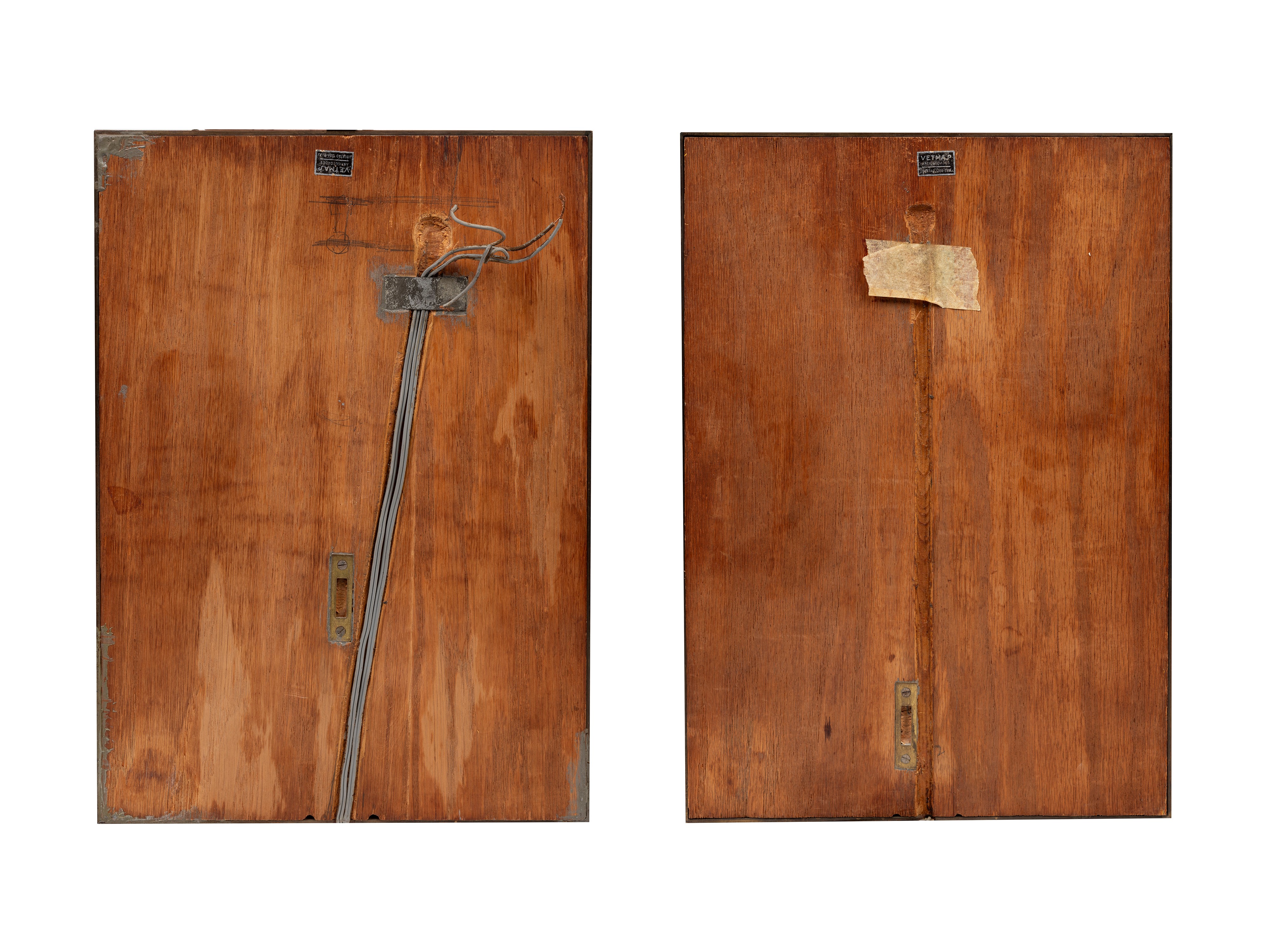 COPPIA DI CORNICI IN SMALTO CLOISONNÈ