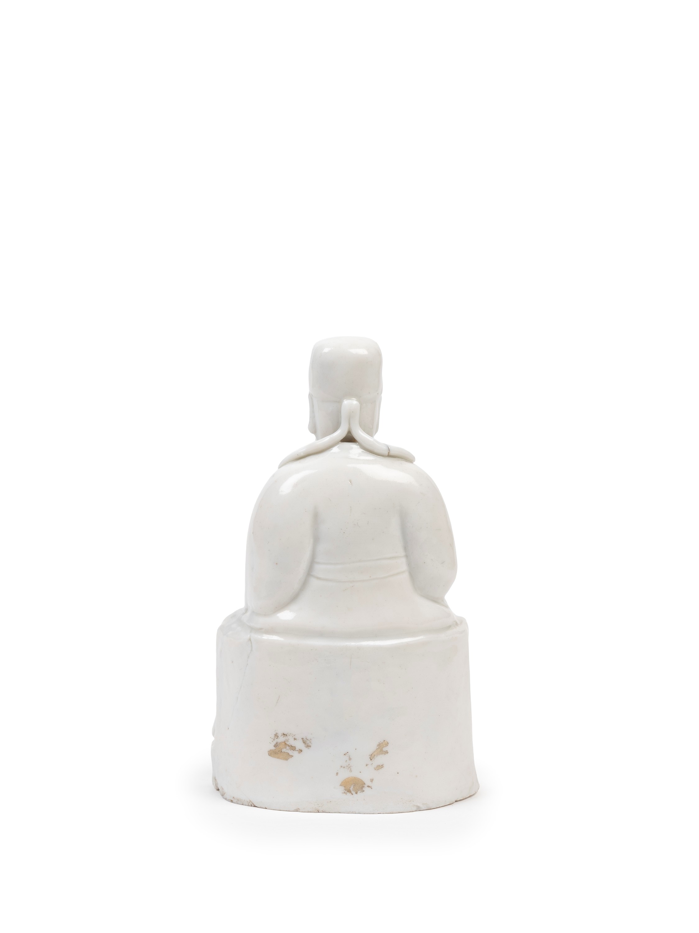 FIGURA IN PORCELLANA BLANC-DE-CHINE