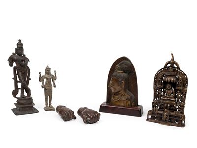 Sculture in bronzo, Rappresentazioni divine indiane, XIX secolo
