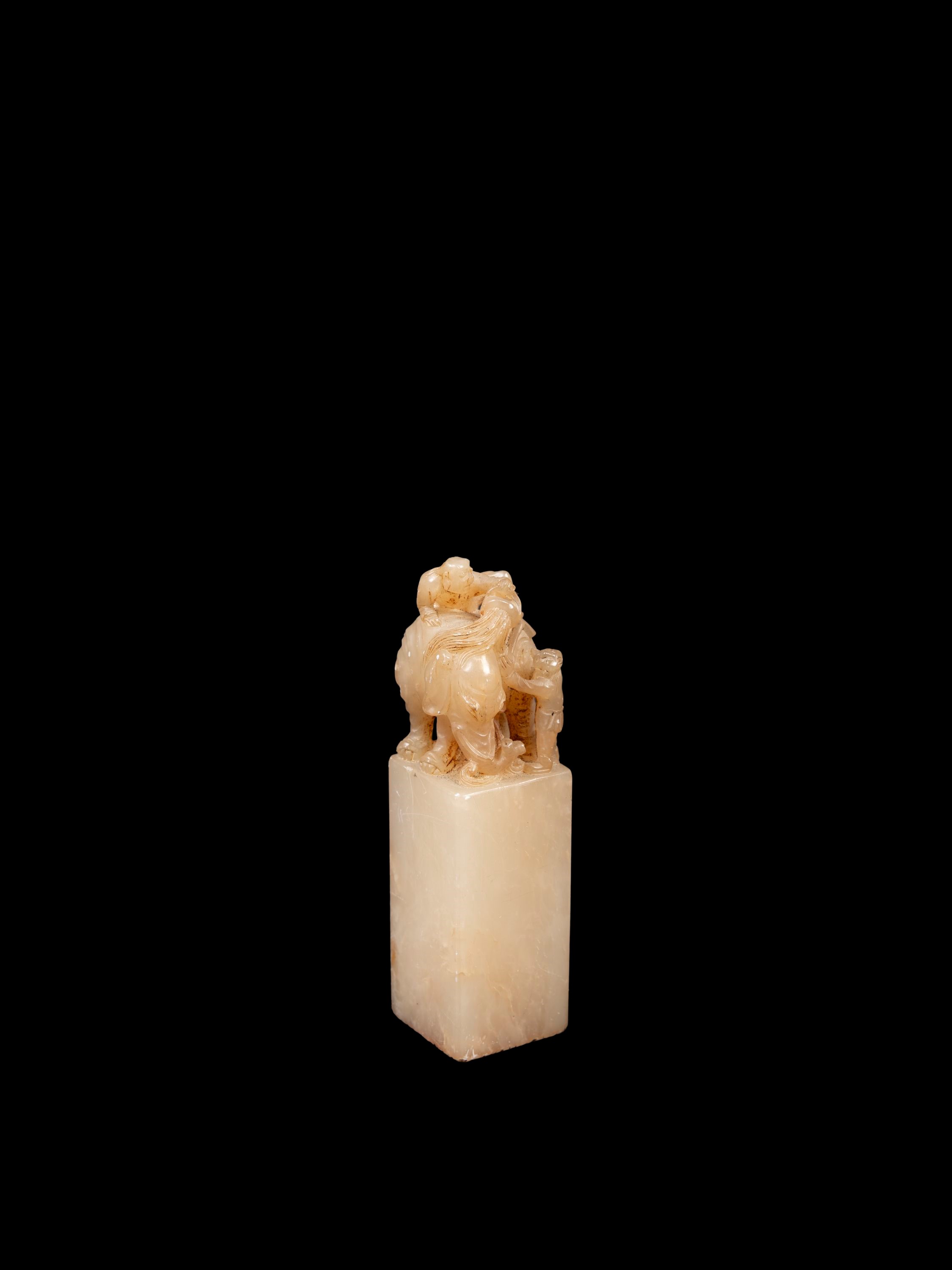 Sigillo in pietra saponaria, Cina, XIX / XX secolo