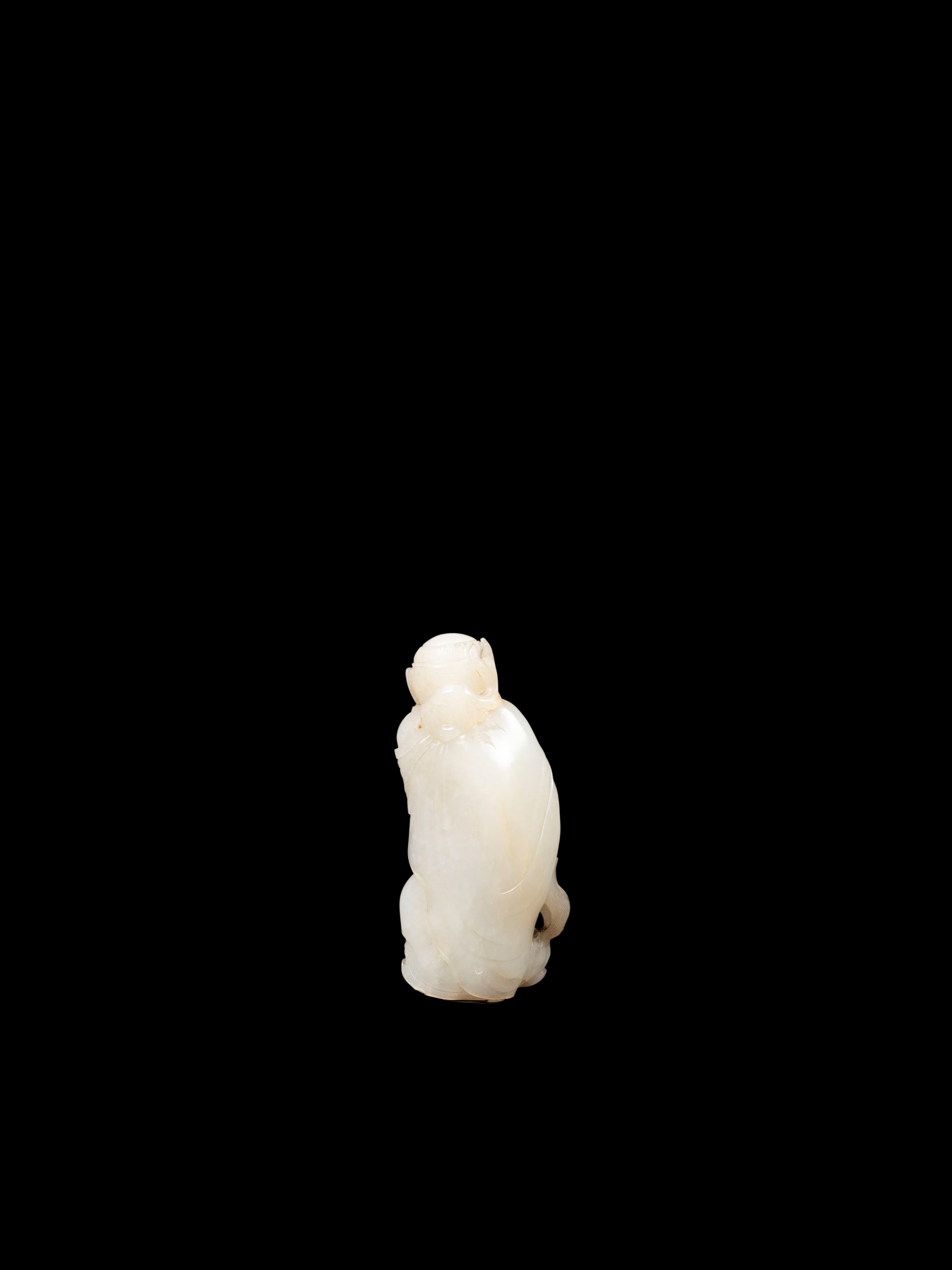 FIGURA IN GIADA BIANCA