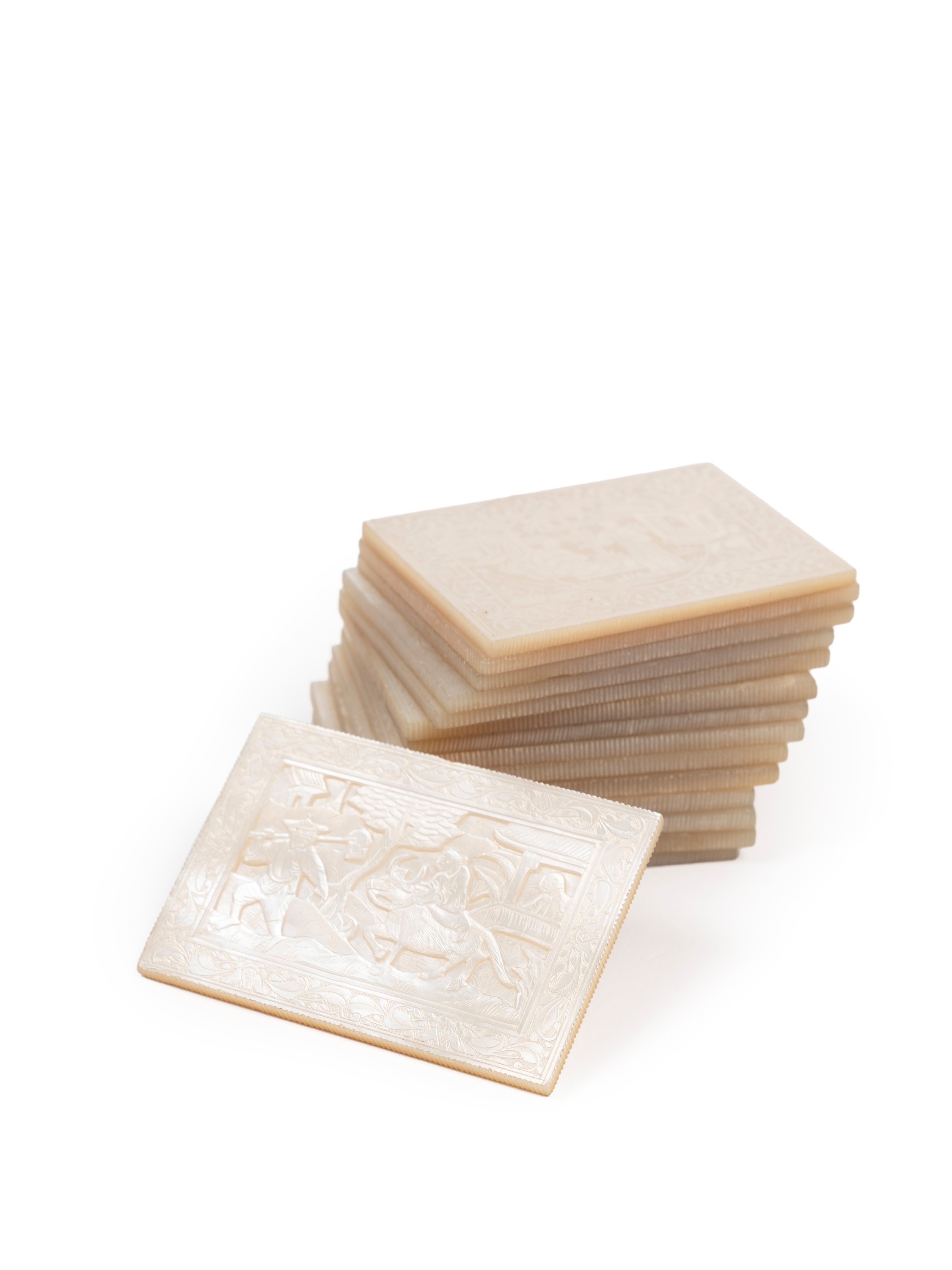 COLLEZIONE DI FICHES IN MADREPERLA