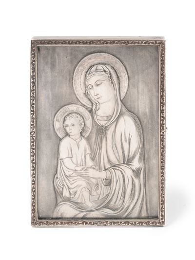 Miniatura devozionale in argento