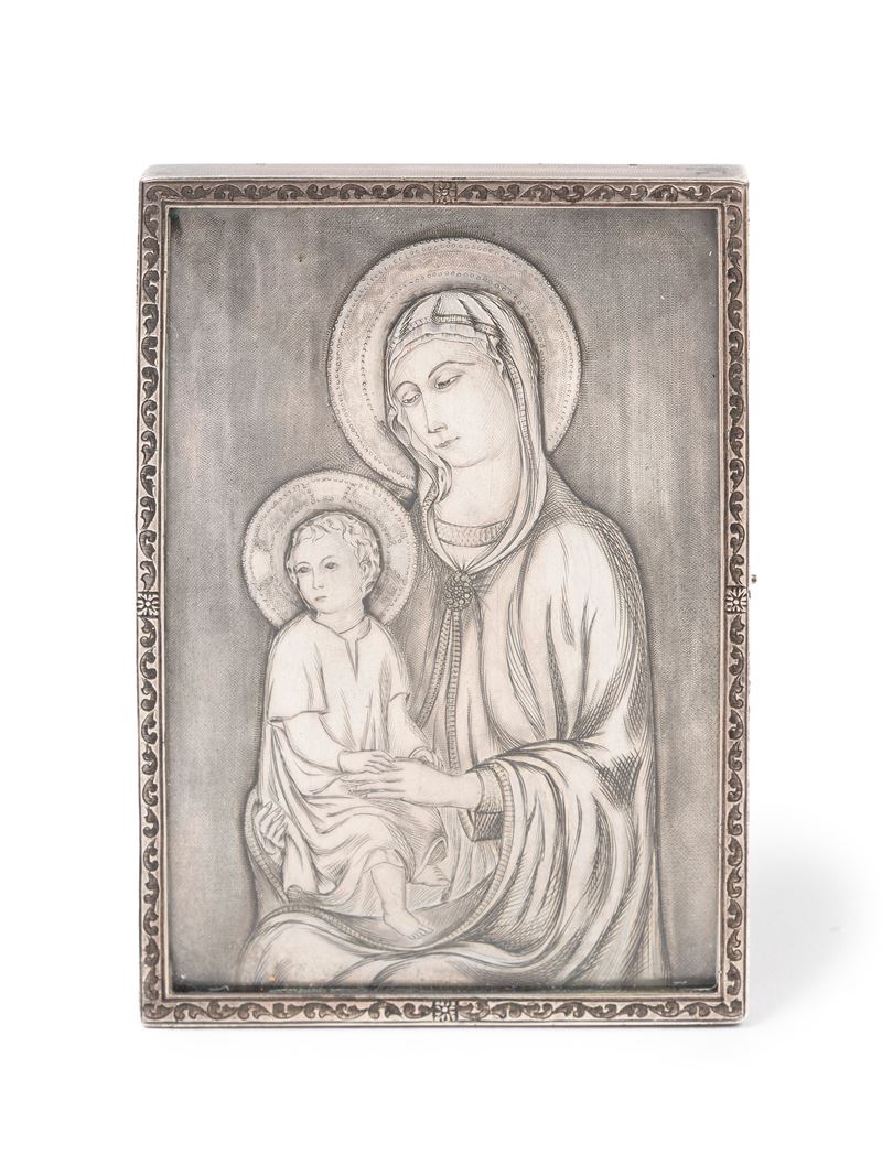 Mario Buccellati - Miniatura devozionale in argento
