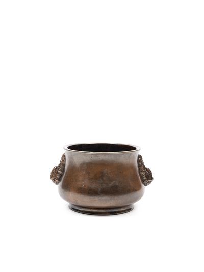 Incensiere in bronzo, Cina, dinastia Qing (1644-1911)