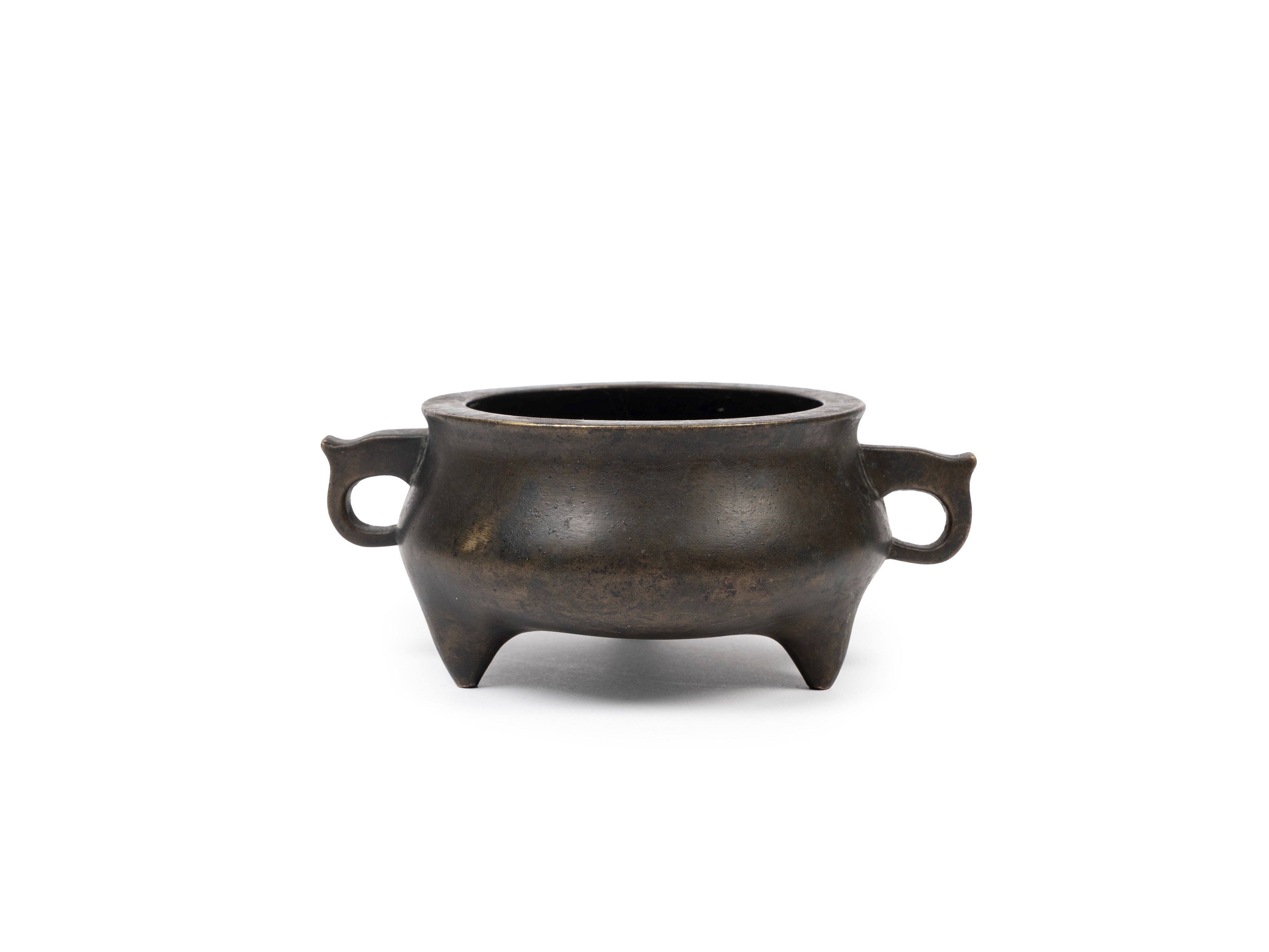Incensiere tripode in bronzo, Cina, dinastia Qing (1644-1911)