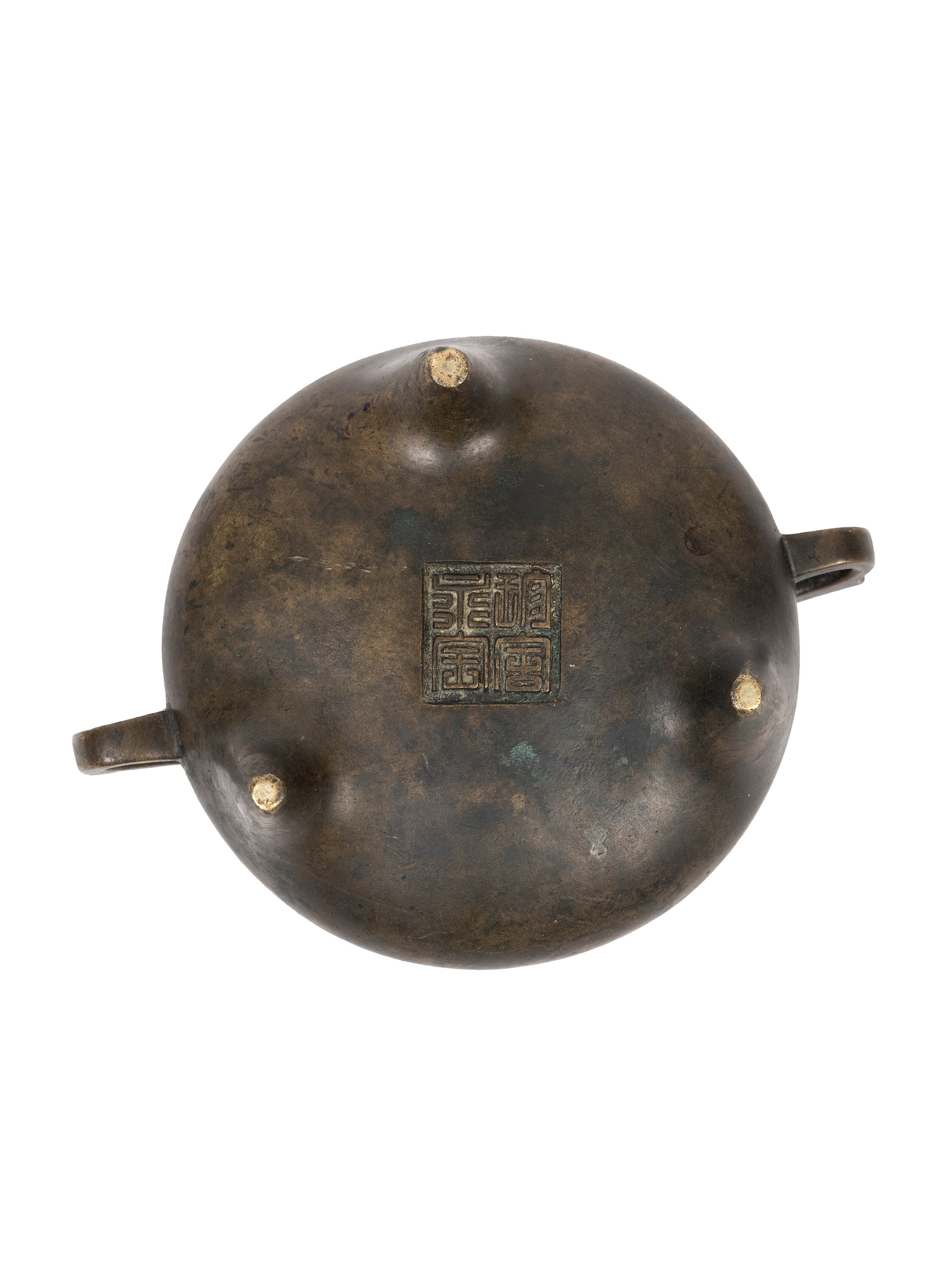 Incensiere tripode in bronzo, Cina, dinastia Qing (1644-1911)