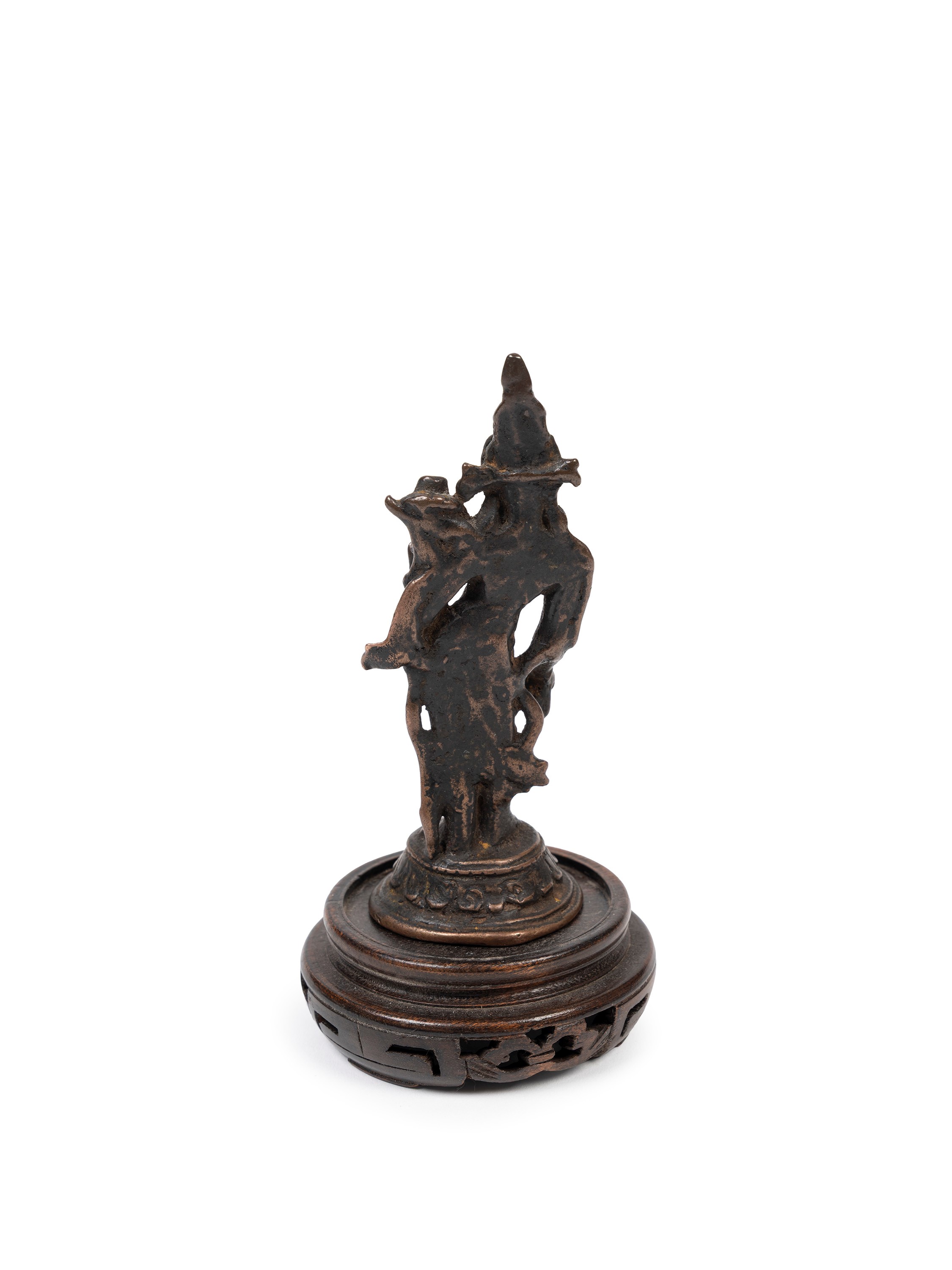 Scultore nepalese, Tara seduta in bronzo