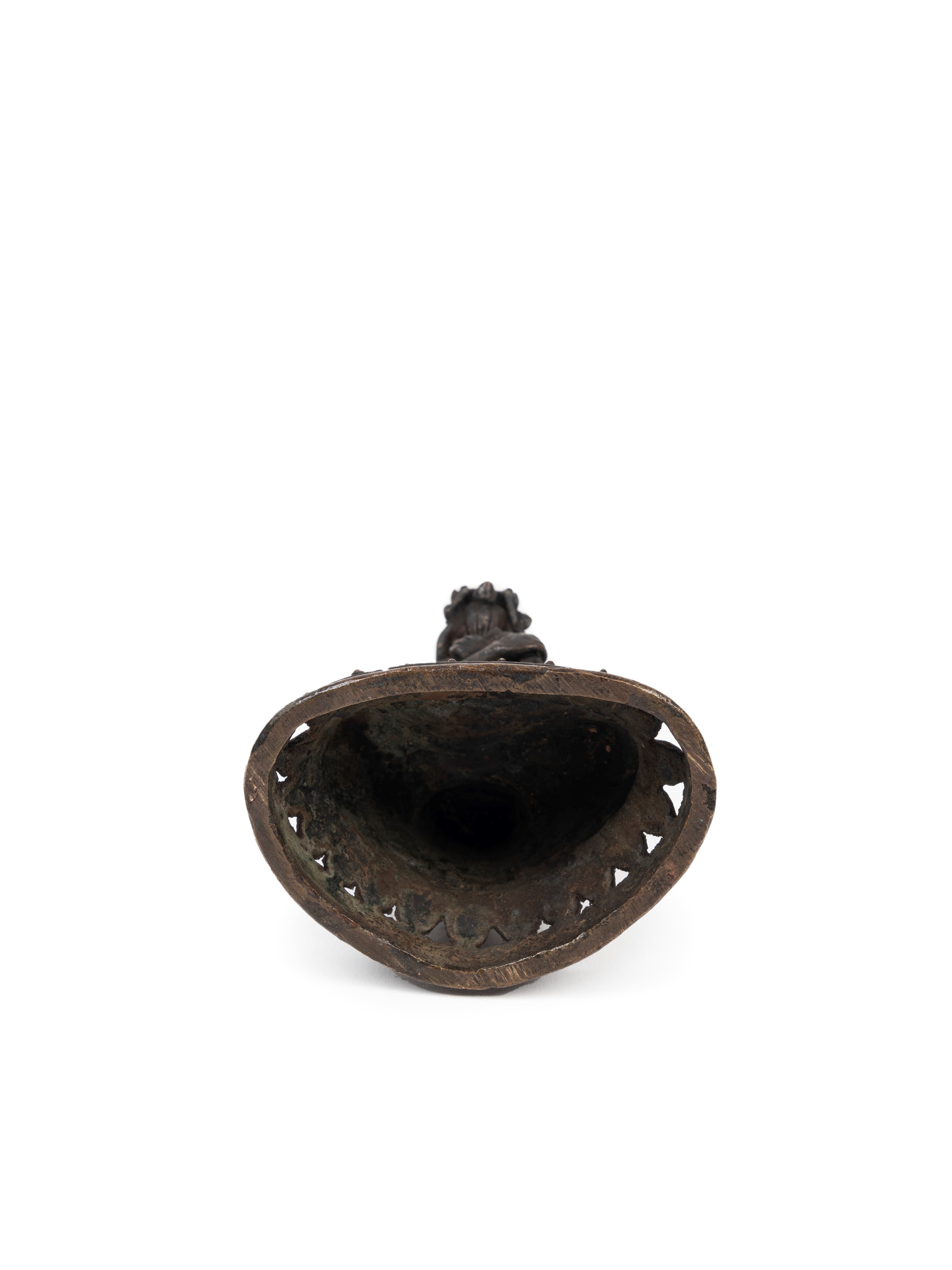 Vajradhara con Vajradakini, scultura in bronzo, Cina, dinastia Qing