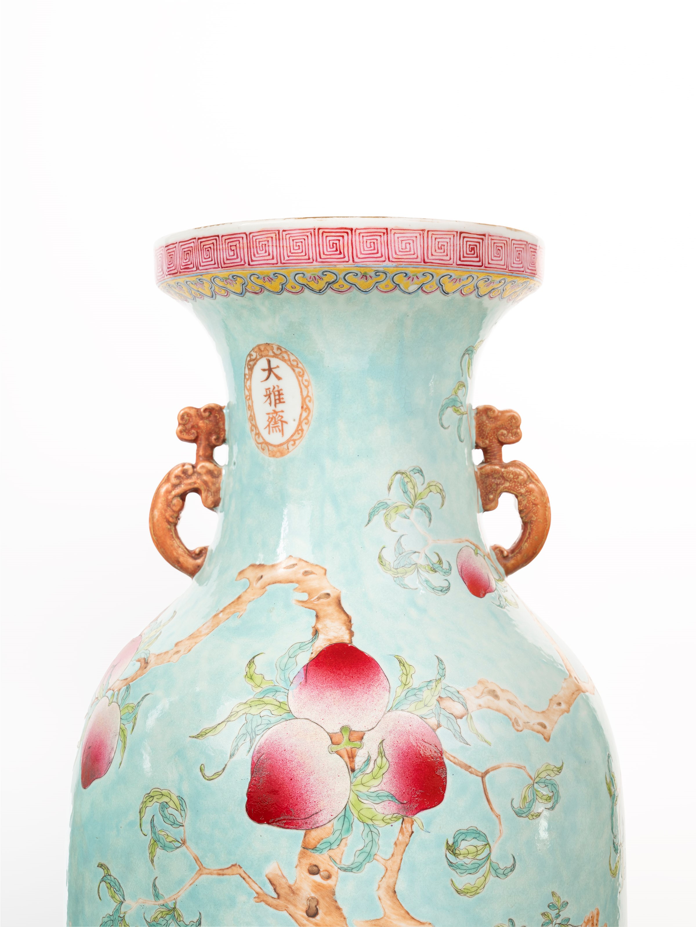 RARA COPPIA DI GRANDI VASI DAYAZHAI