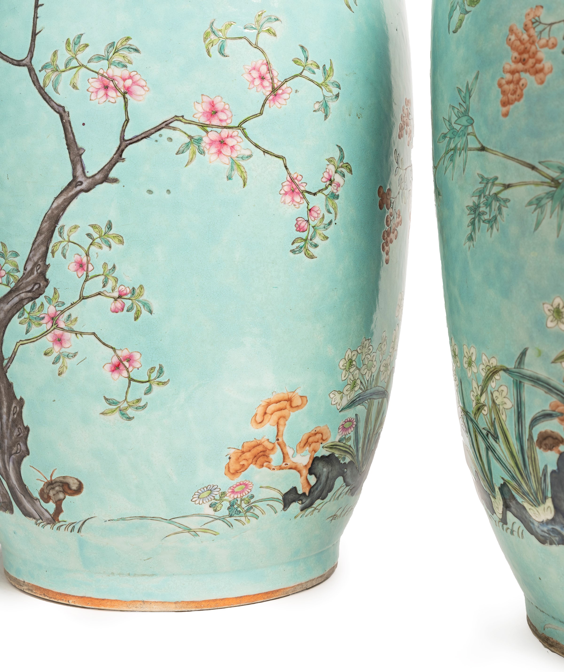 RARA COPPIA DI GRANDI VASI DAYAZHAI