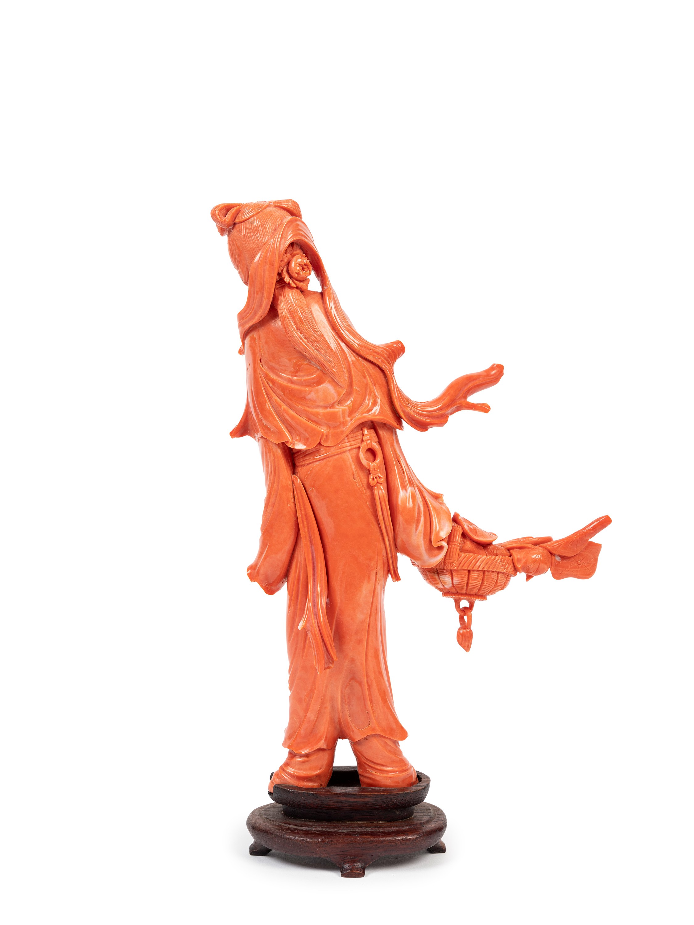 ☼SCULTURA IN CORALLO ROSSO MOMO O CERASUOLO