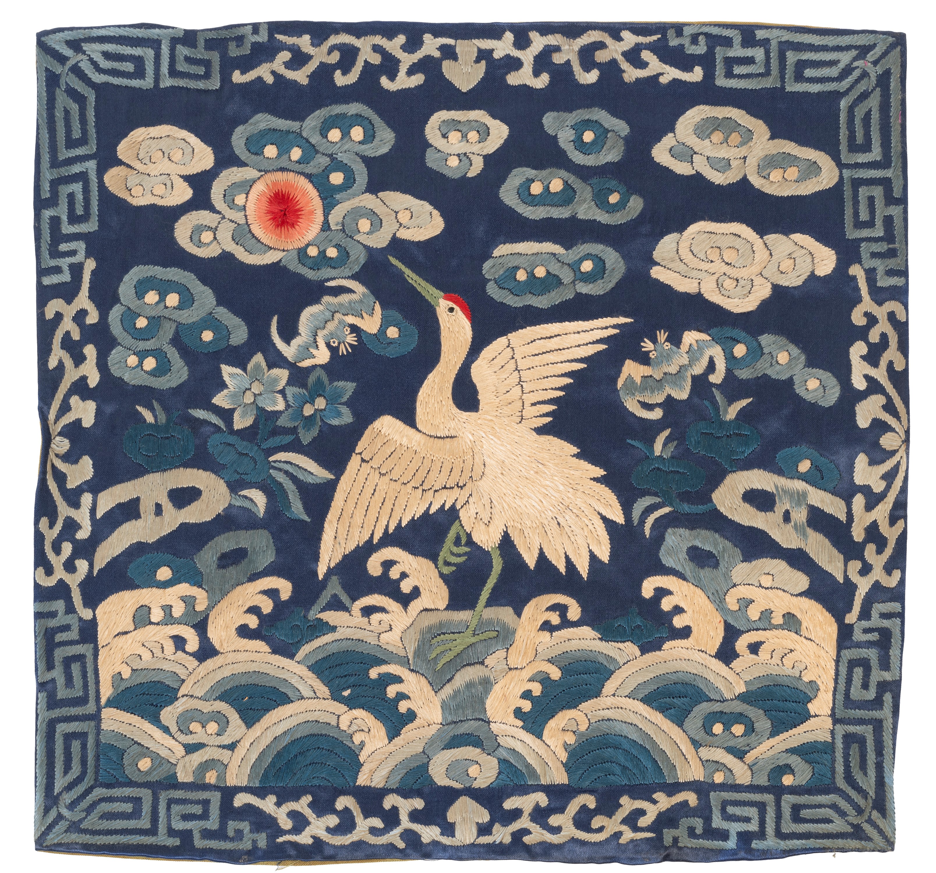 Cina, Dinastia Qing (1644-1911), Sedici 'Rank Badges' in seta ricamata
