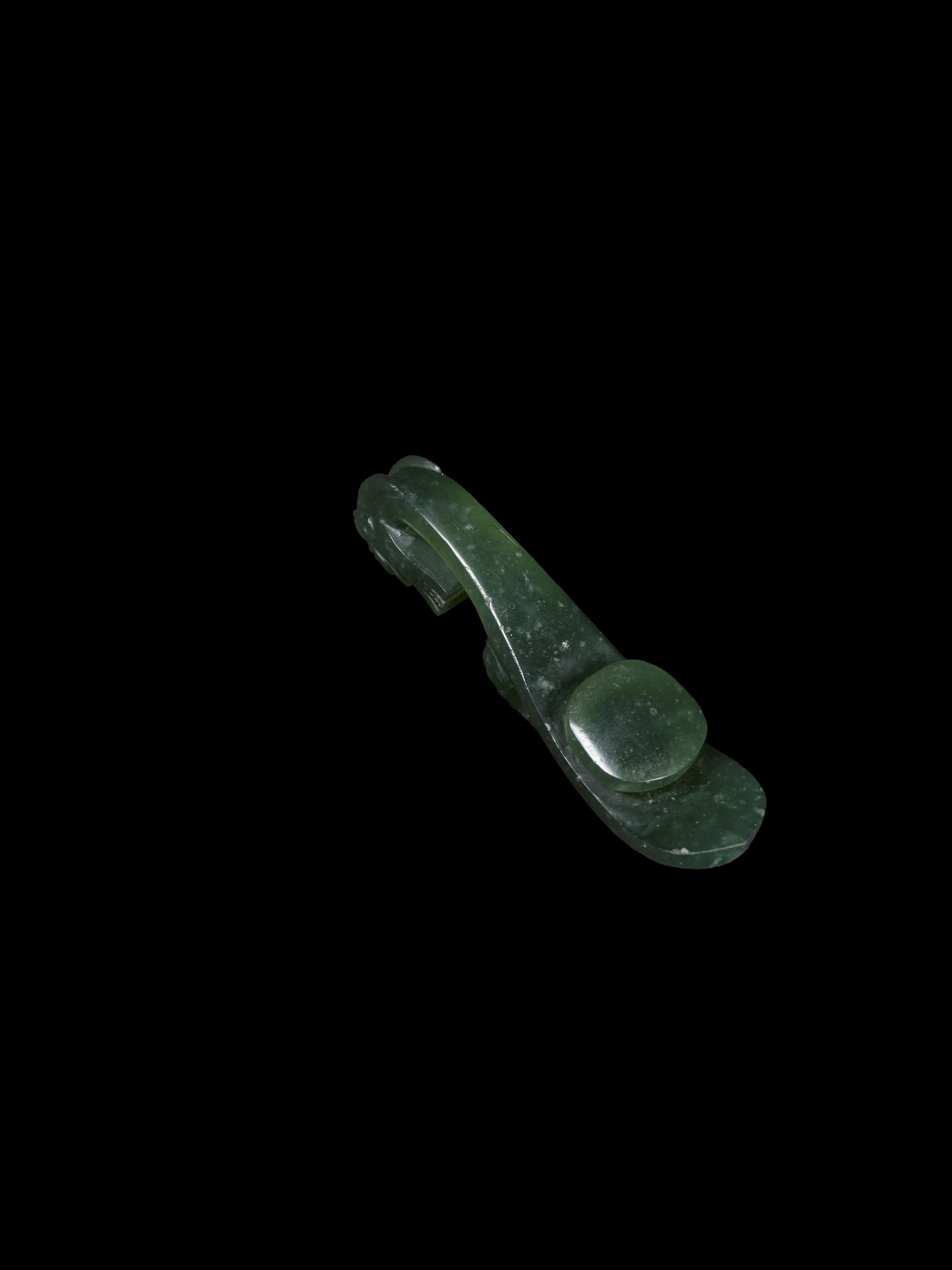 FIBBIA IN GIADA VERDE