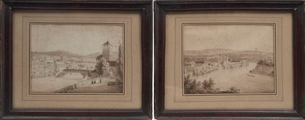 Johann Jakob Meyer - TWO VIEWS OF SWITZERLAND