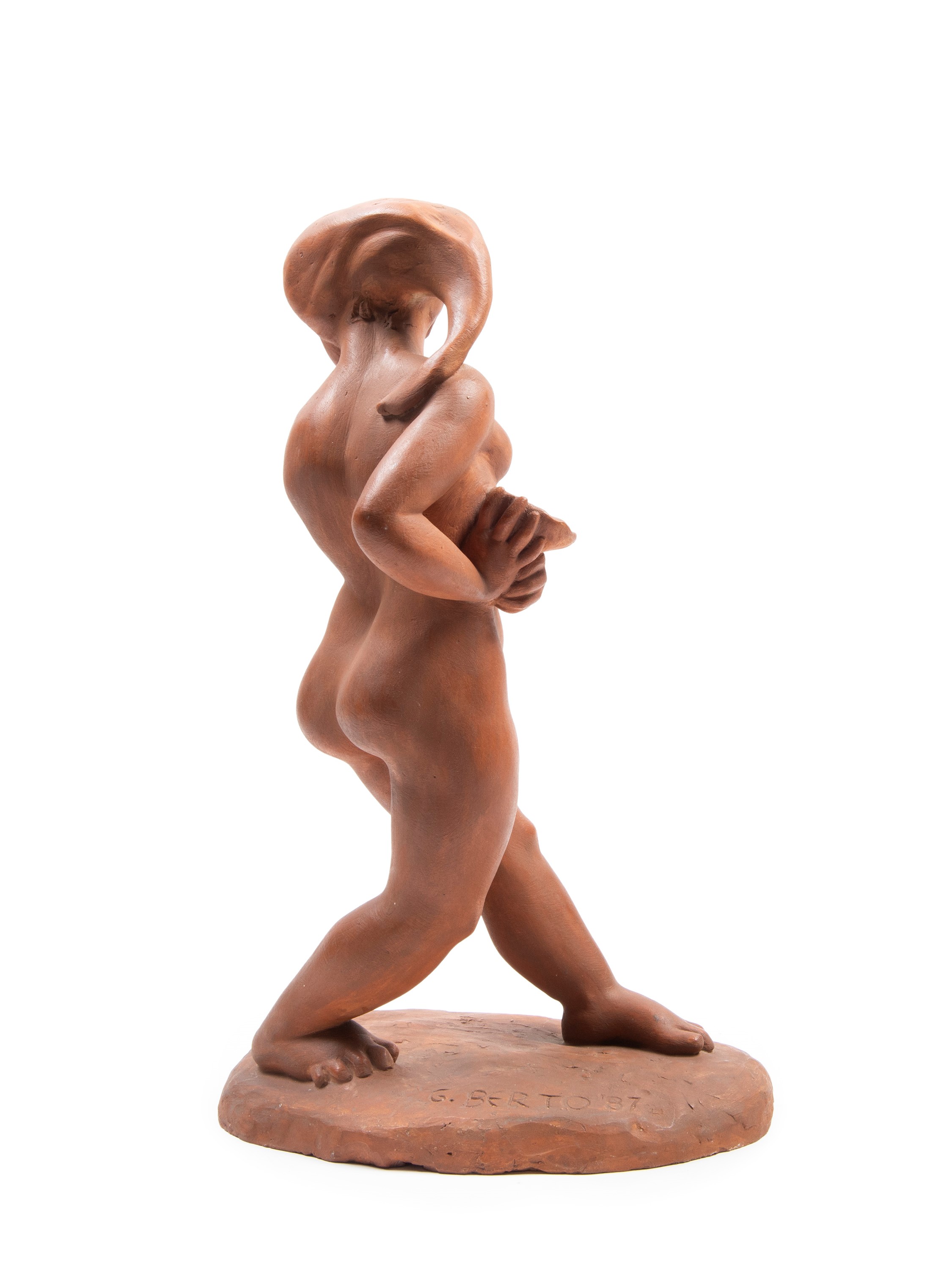 Gianpaolo Berto - Nudo di donna in terracotta