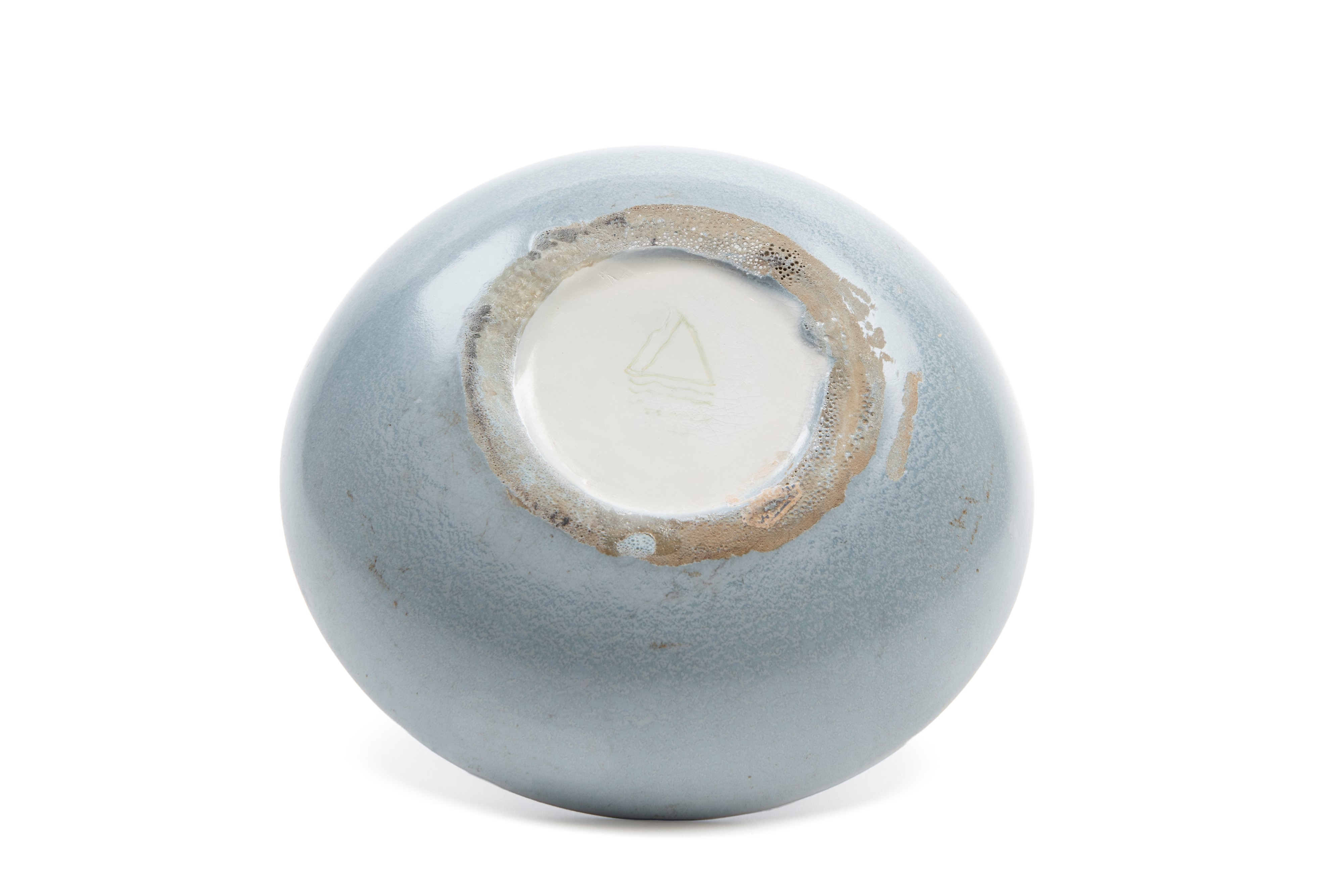 Angelo Biancini - Scatola tonda in ceramica, manifattura Laveno