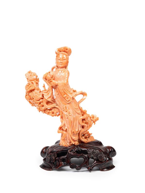 ☼A MOMO CORAL SCULPTURE