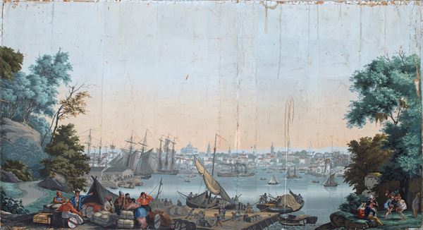 Jean Zuber and Co - LARGE DECORATIVE WALL PANEL FROM THE SERIES “VIEWS OF NORTH AMERICA”