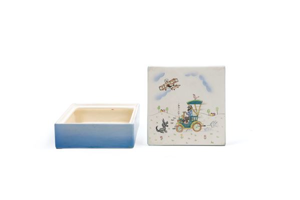 Lenci - SQUARE CERAMIC BOX