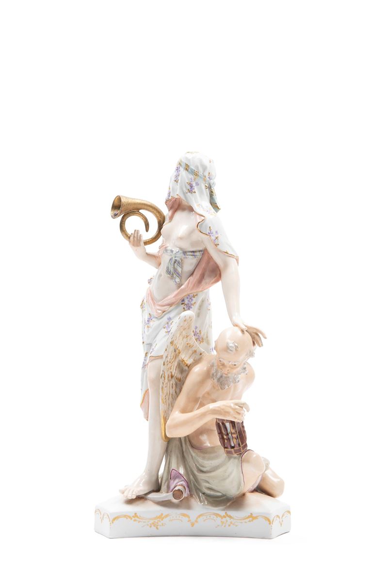 KPM, Scultura in porcellana raffigurante il Tempo e l'Eternità