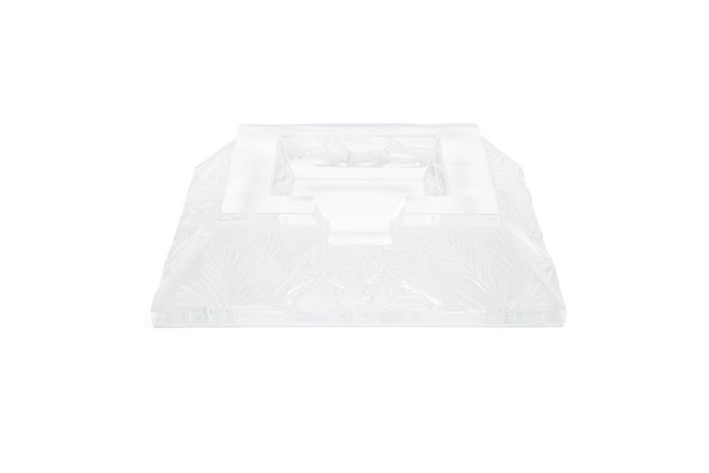 Lalique France - Posacenere in vetro decorato