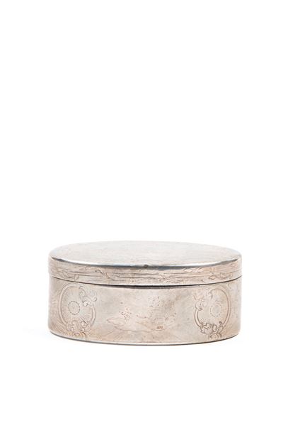 Tabacchiera in argento, Russia, fine XVIII secolo