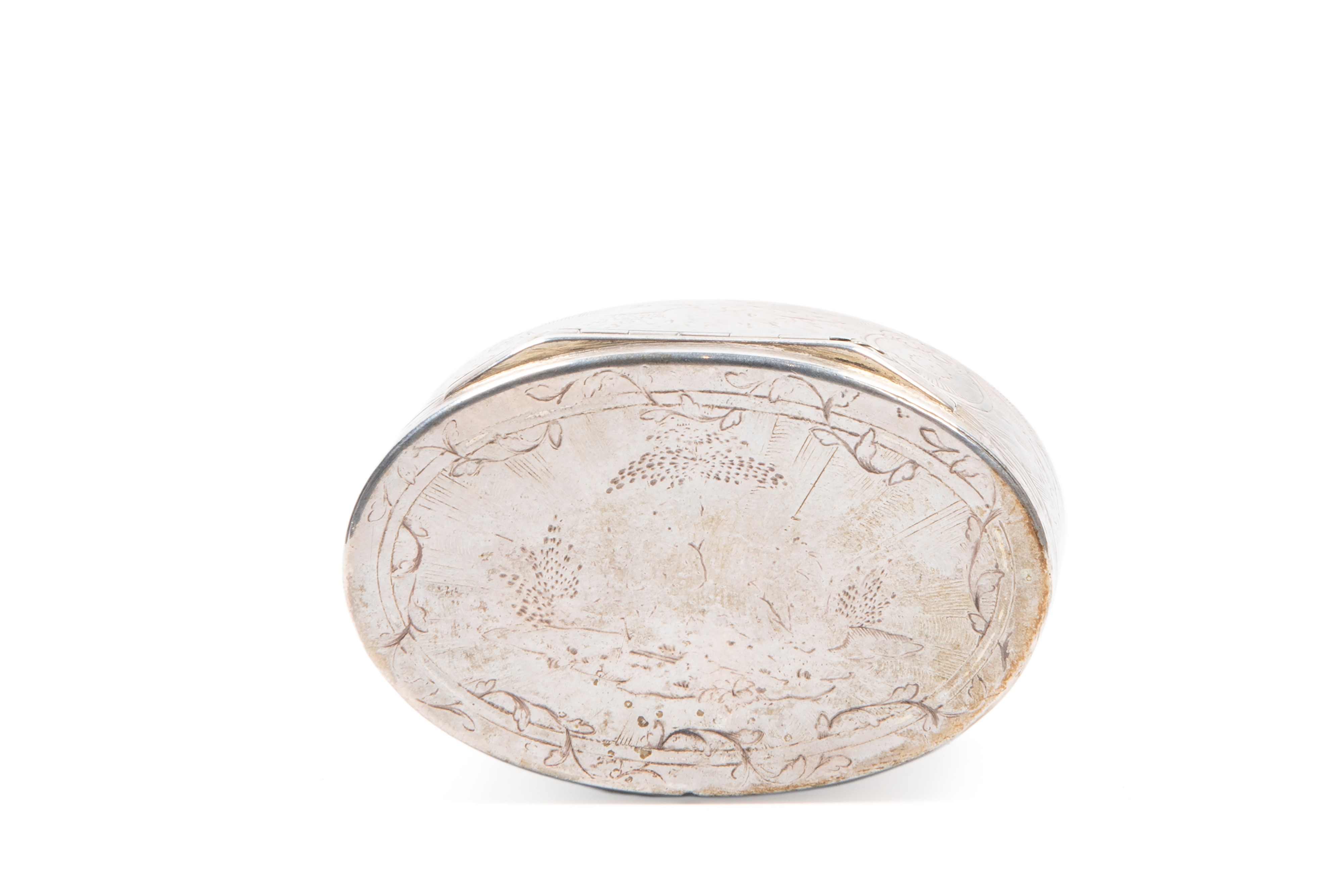 Tabacchiera in argento, Russia, fine XVIII secolo