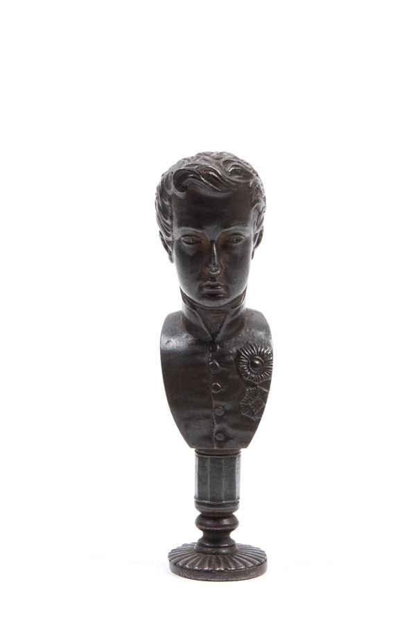 IRON SEAL DEPICTING THE BUST OF NAPOLEON, DUKE OF REICHSTADT