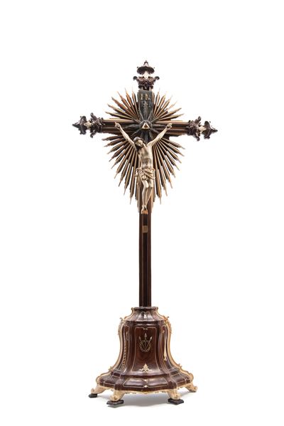 Cristo, Scultura in avorio e legno, Manifattura piemontese, metà XVIII secolo