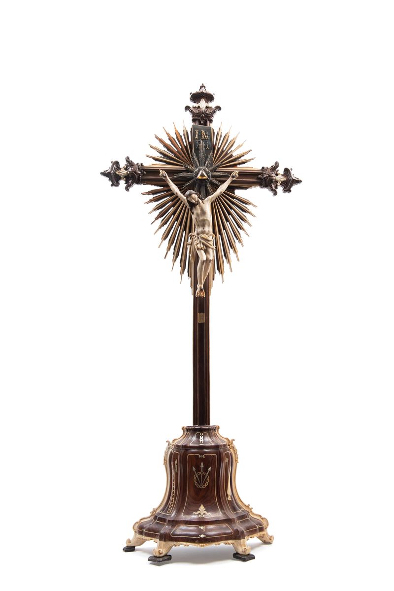 Cristo, Scultura in avorio e legno, Manifattura piemontese, metà XVIII secolo