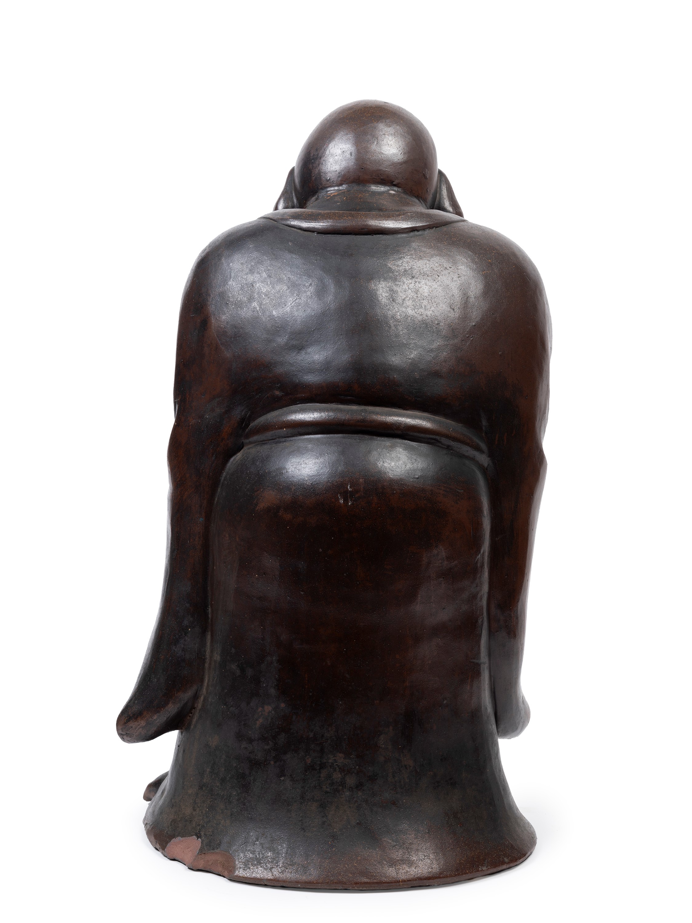 Scultura in gres, Putai che gioca con bambini, Cina, XIX secolo