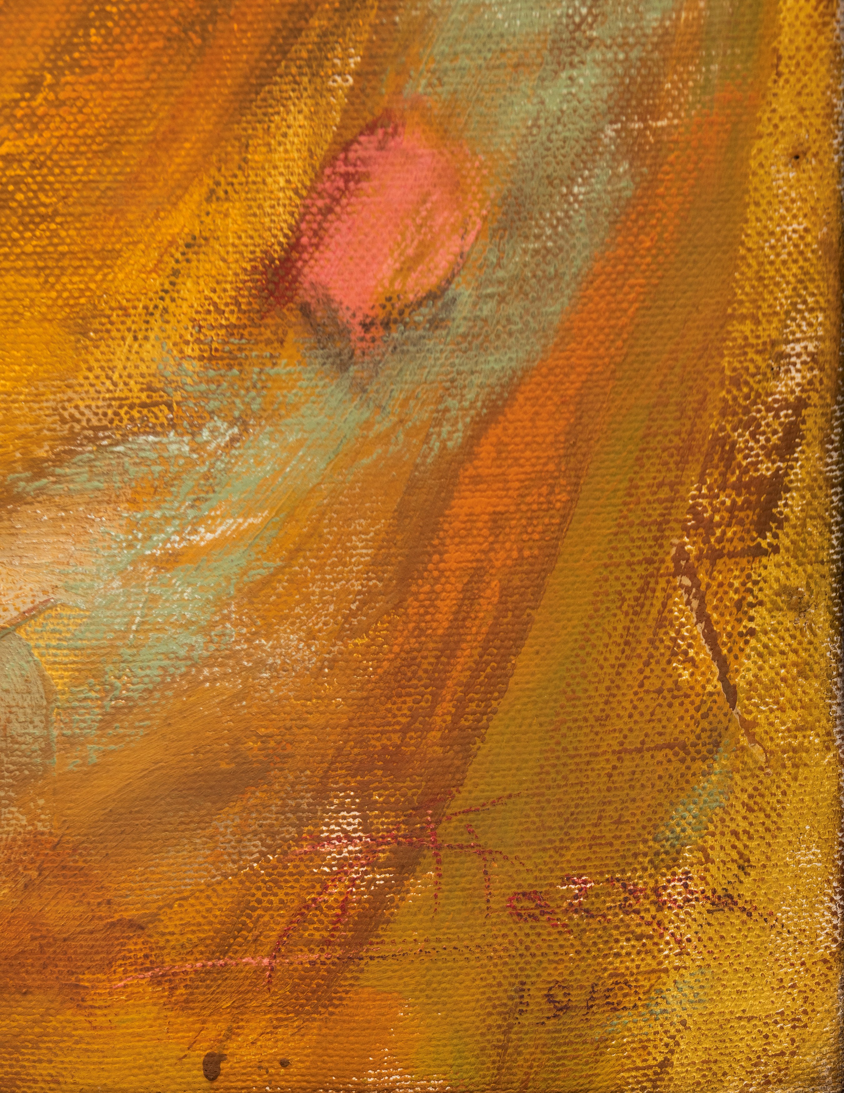 DIPINTO RAFFIGURANTE DONNA IN ABITI ORIENTALI