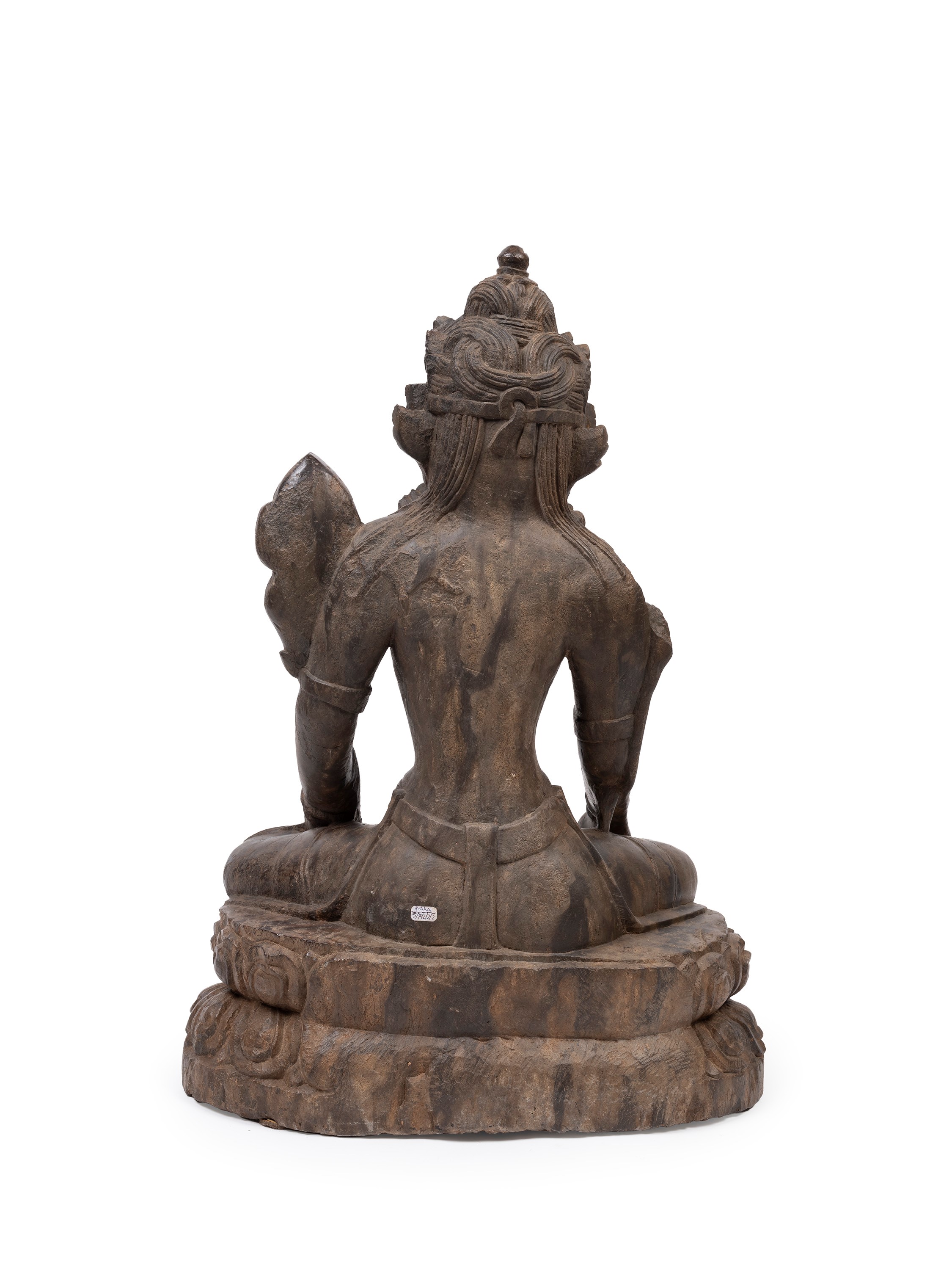 Tara Verde, Grande figura in pietra, Himalaya, XVII/XVIII secolo