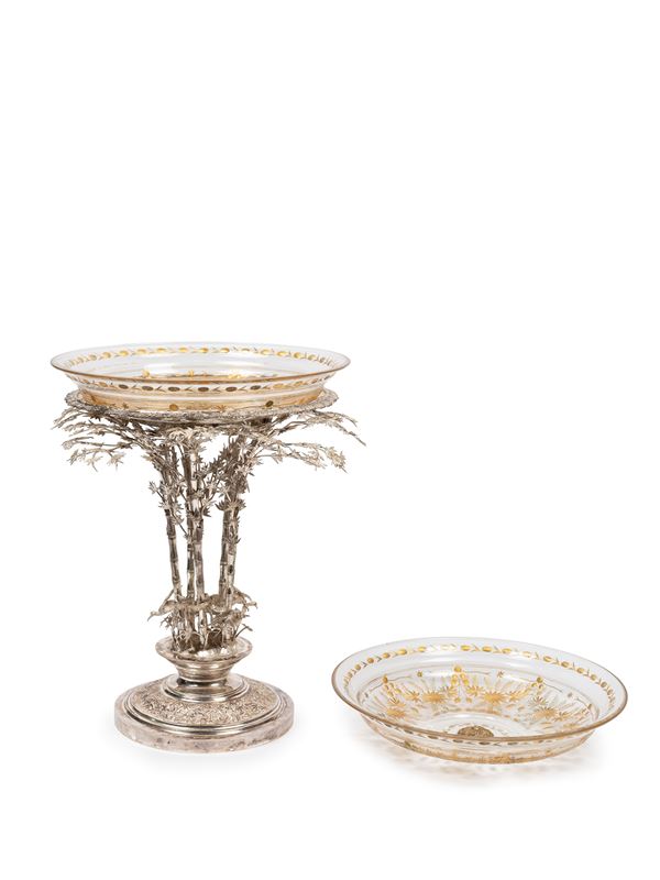 A SILVER CENTERPIECE