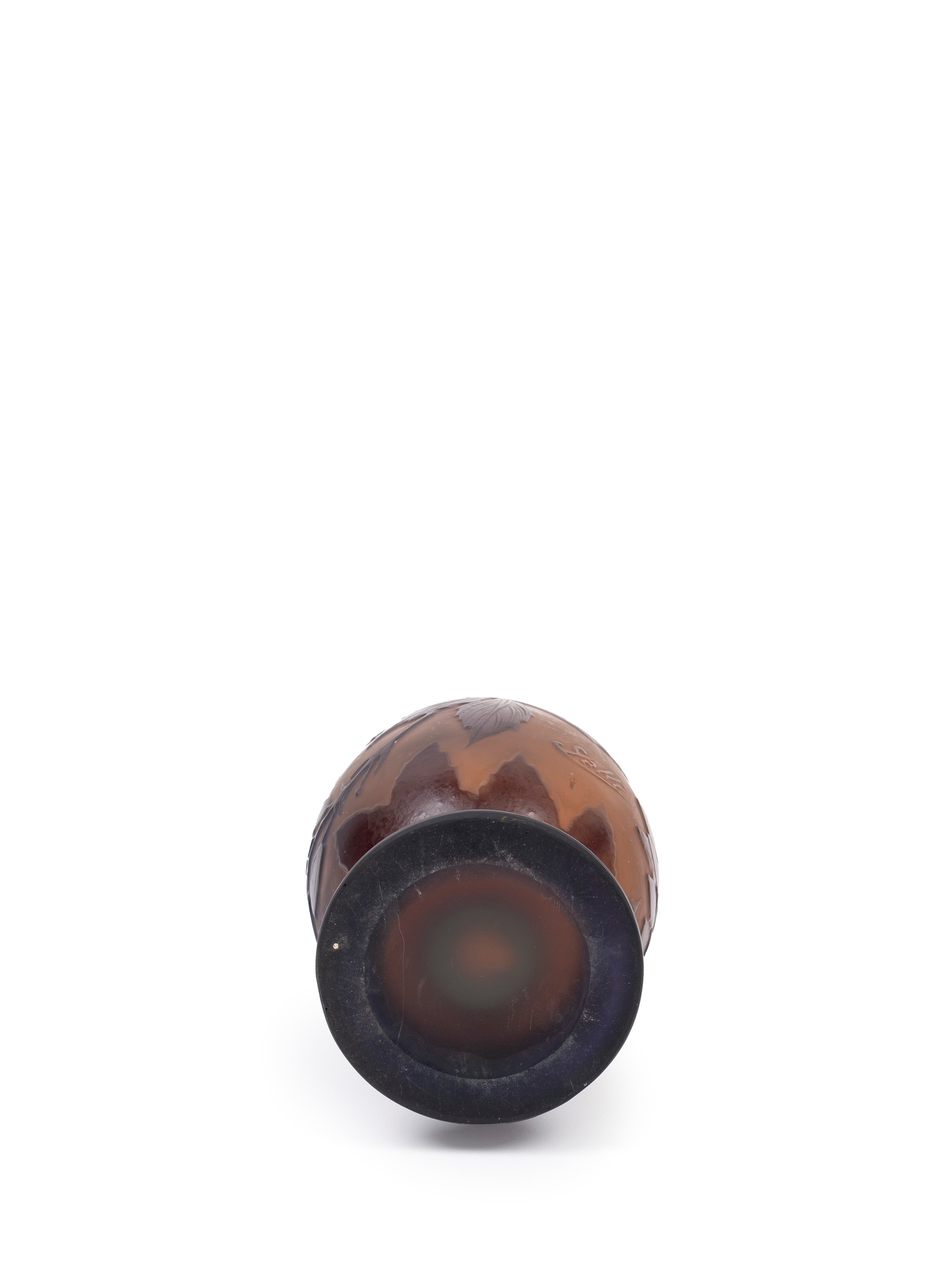 Émile Gallè - Vaso in vetro decorato