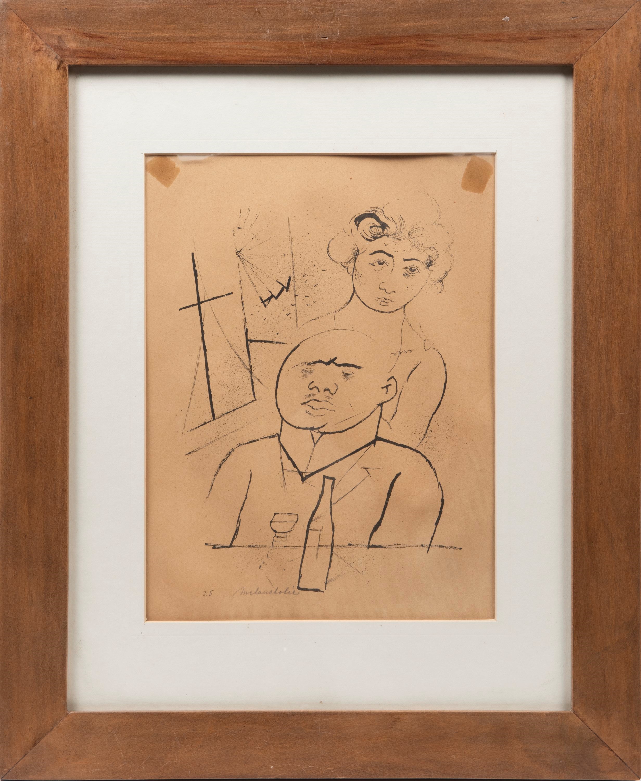 George Grosz e Julius Zimpel, Lotto di quattro incisioni