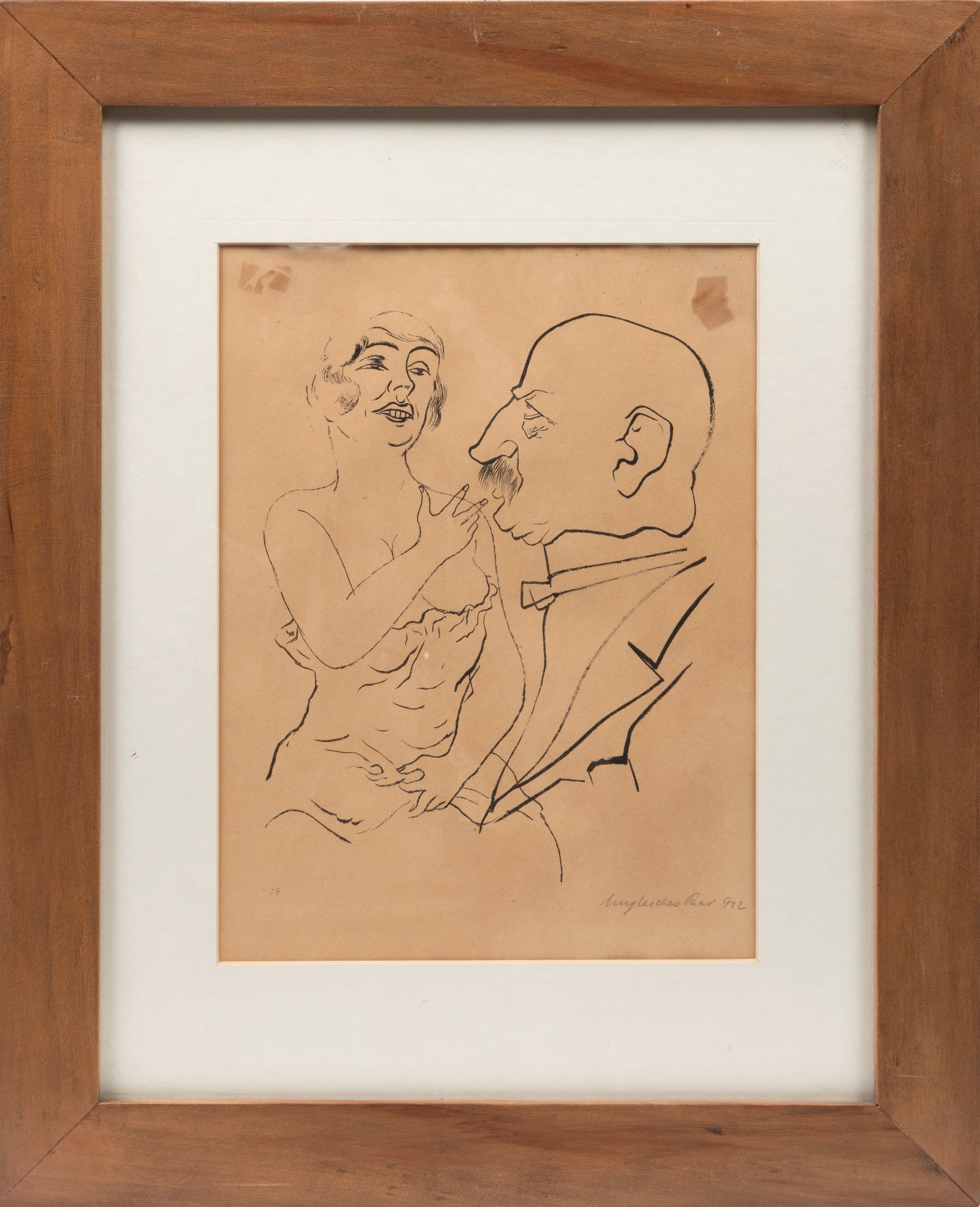 George Grosz e Julius Zimpel, Lotto di quattro incisioni
